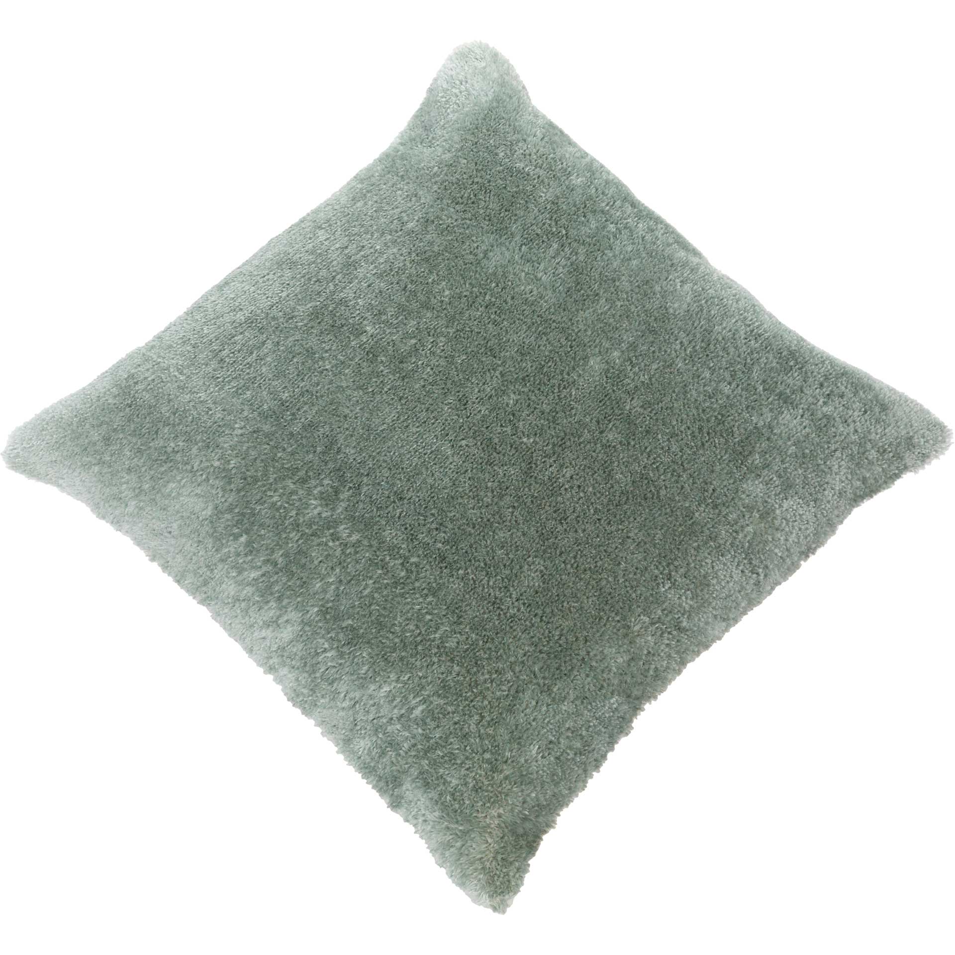 Flora Pillow Aqua/Beige - Image 2