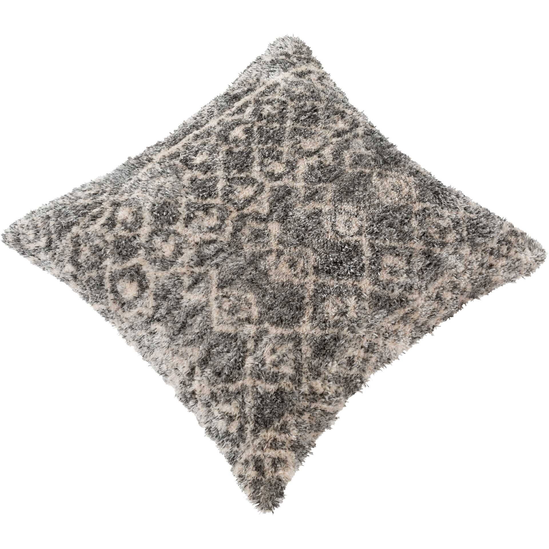 Flora Pillow Beige/Light Gray/Black - Image 2