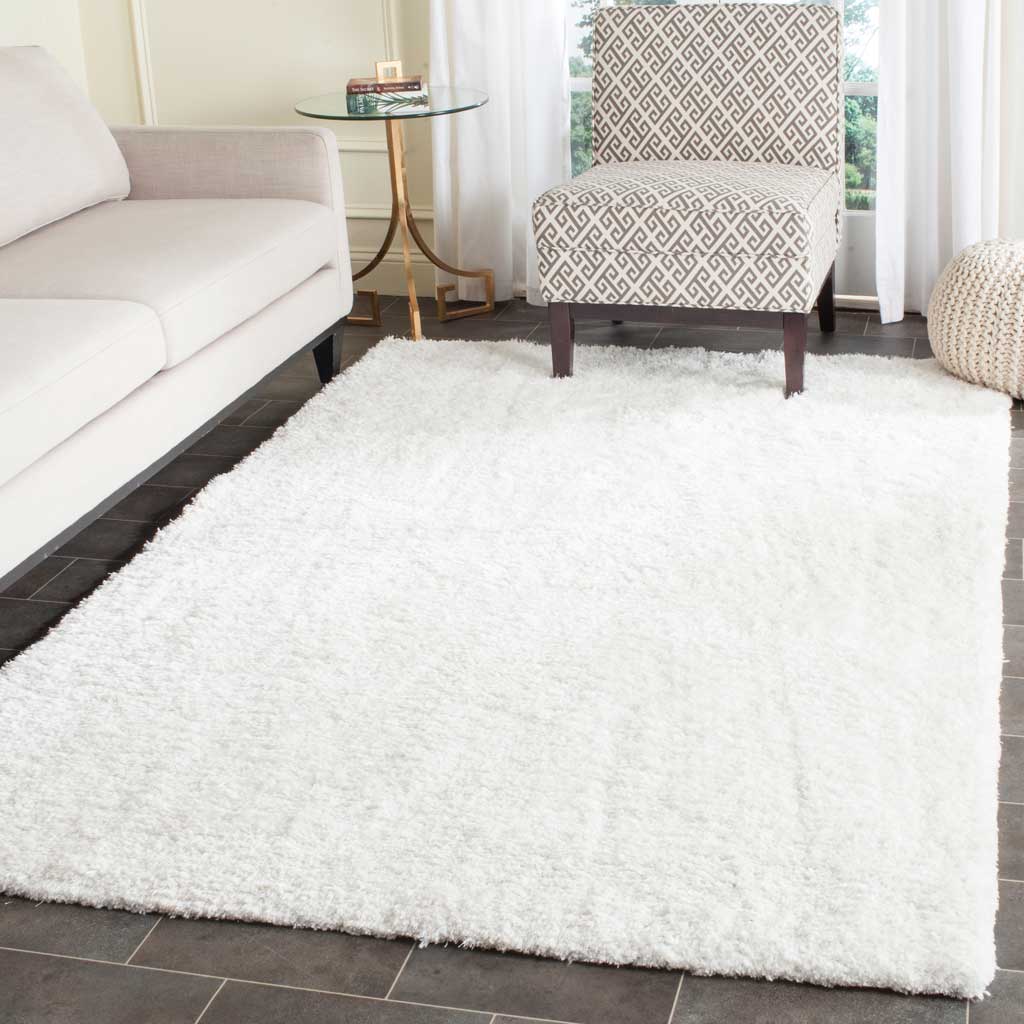 Florence Shag White Area Rug - Image 4