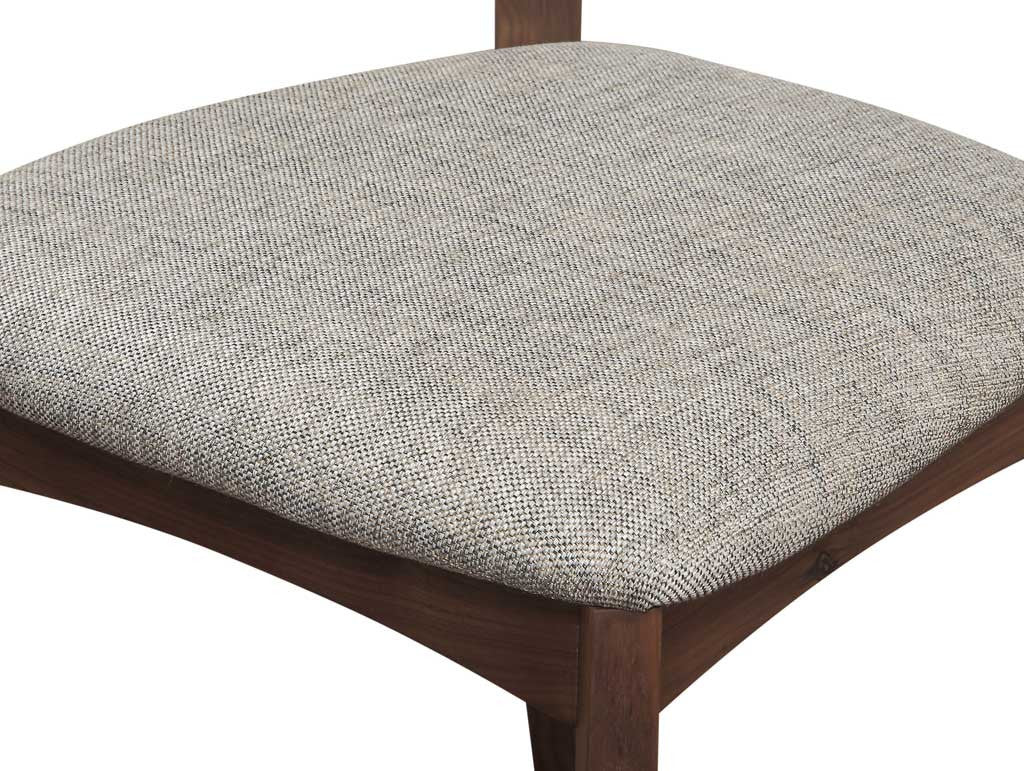 Florent Dining Chair Walnut Gray Seat (Set of 2) - Image 4