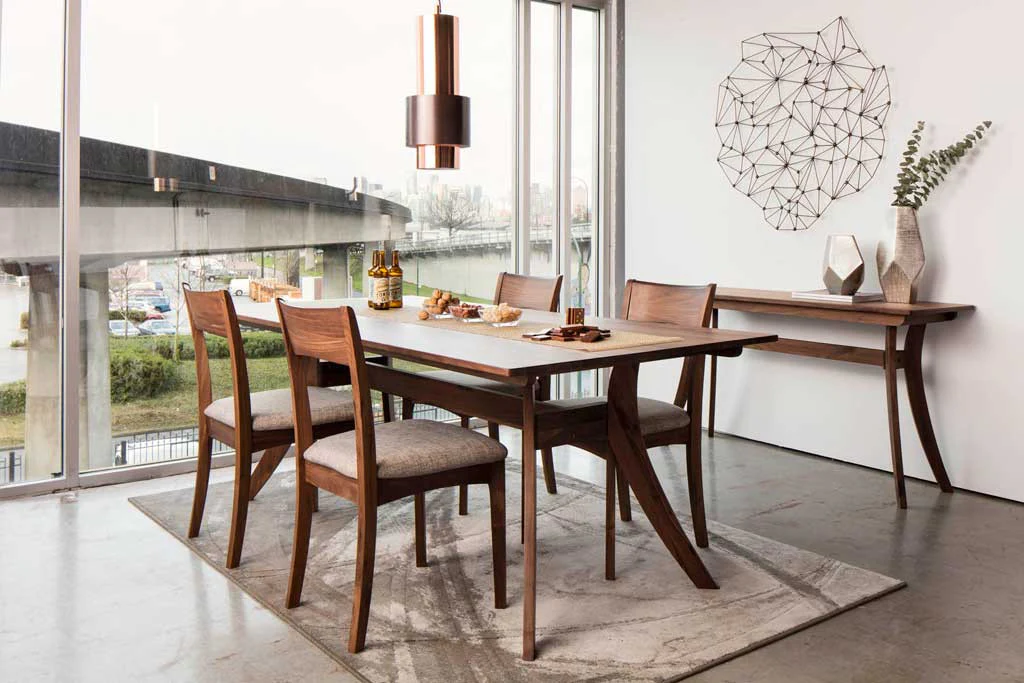 Florent Dining Chair Walnut Gray Seat (Set of 2) - Image 5