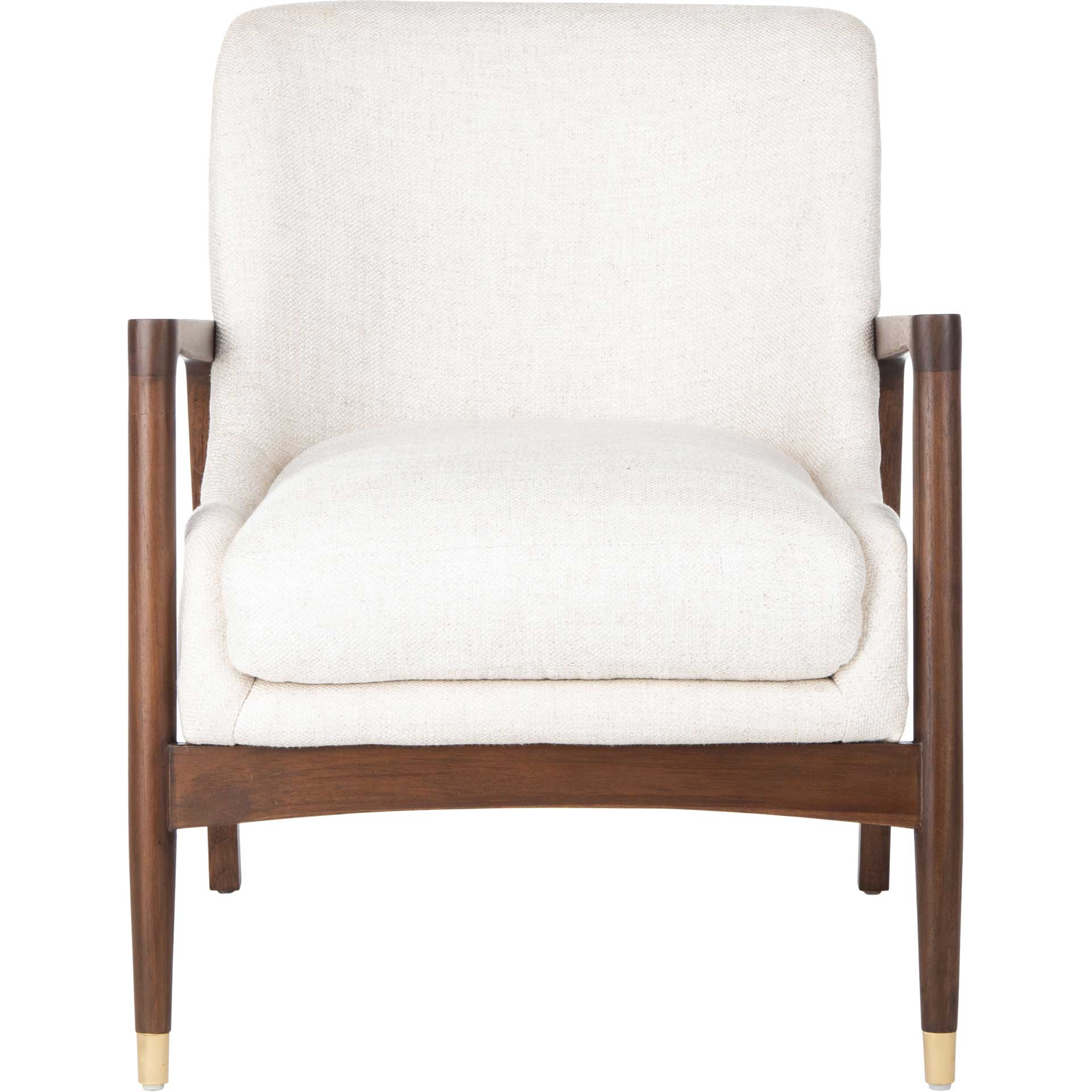 Flourish Mid-Century Accent Chair Cream - Image 2
