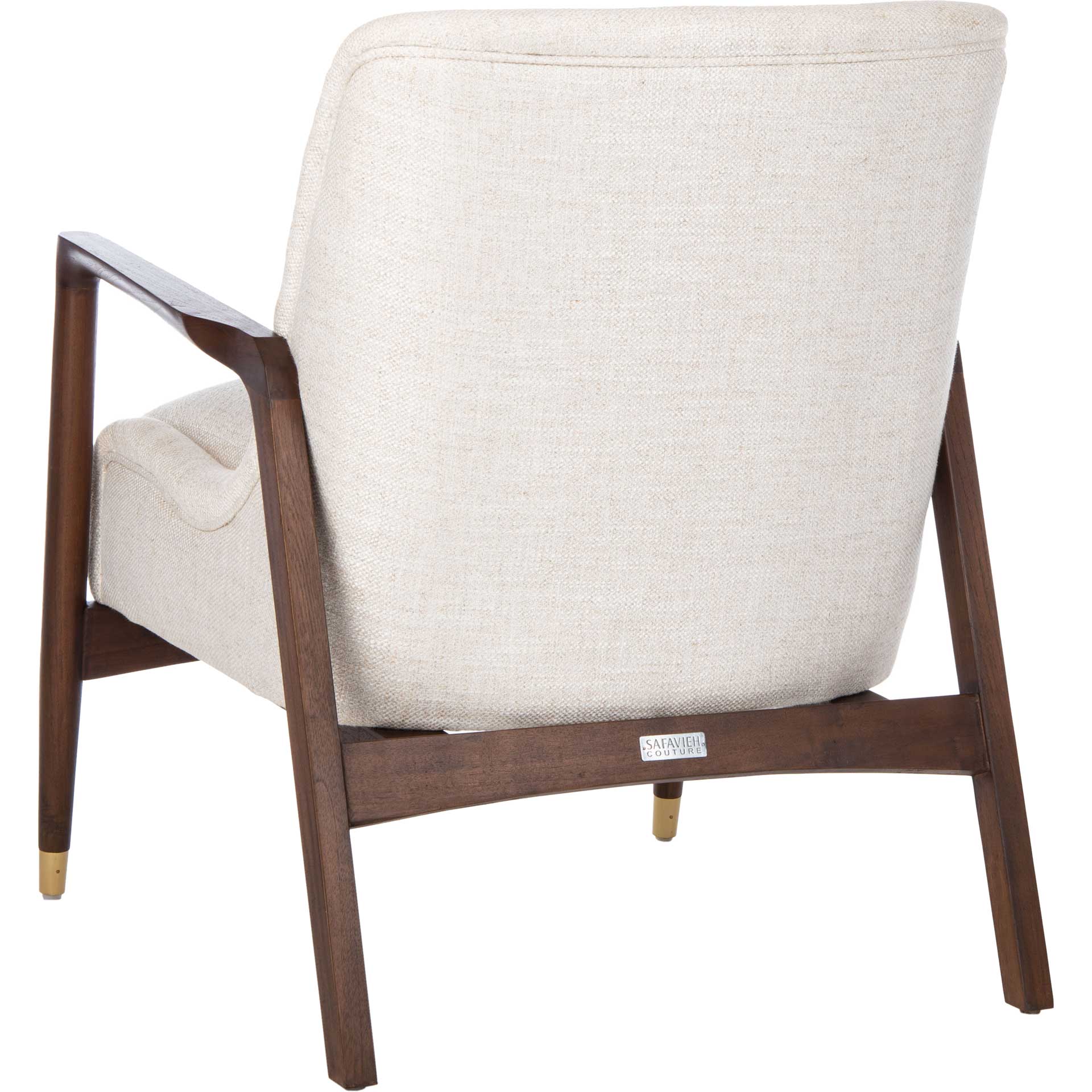Flourish Mid-Century Accent Chair Cream - Image 5