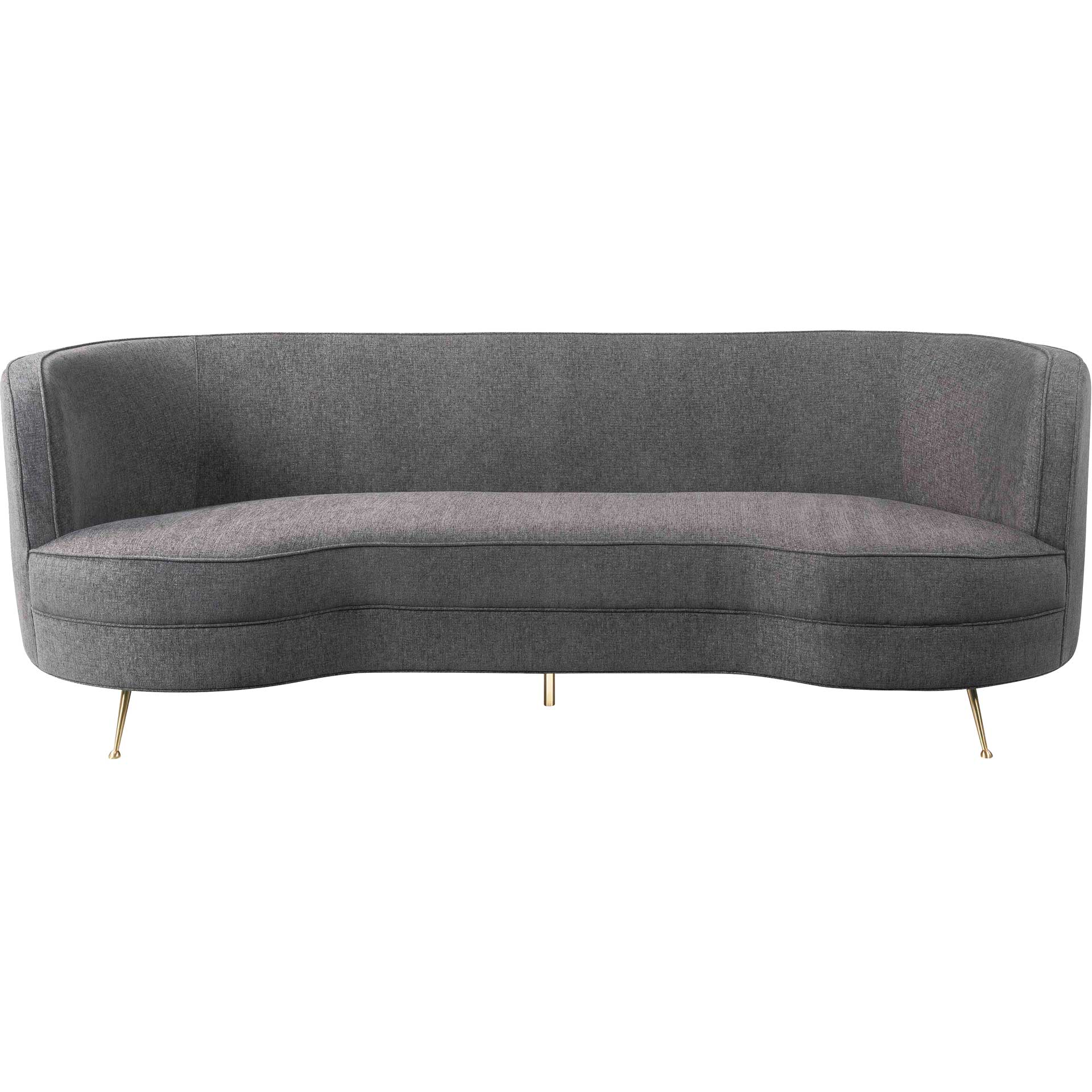 Flourish Tweed Sofa Gray - Image 2