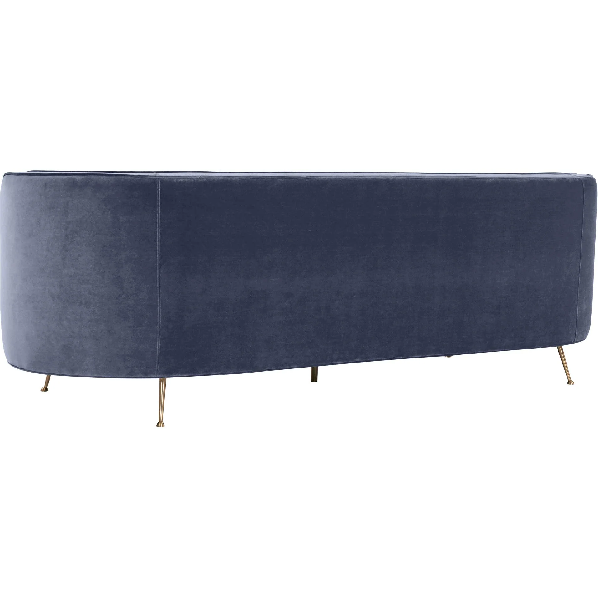 Flourish Velvet Sofa Dark Gray - Image 3