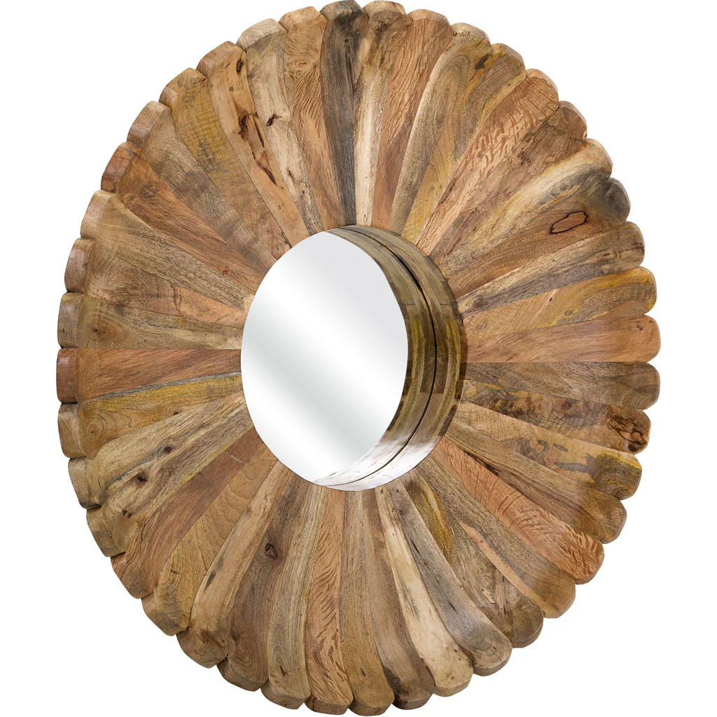 Flourish Wood Mirror - Image 2