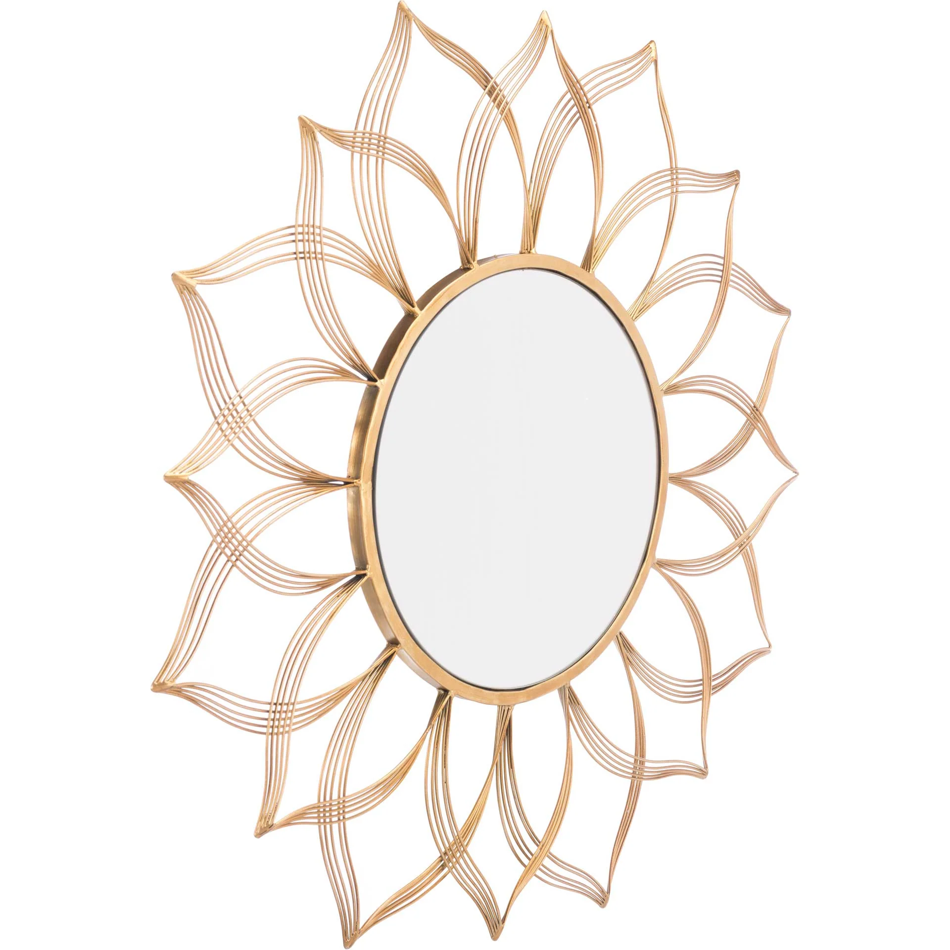 Flower Gold Mirror - Image 2