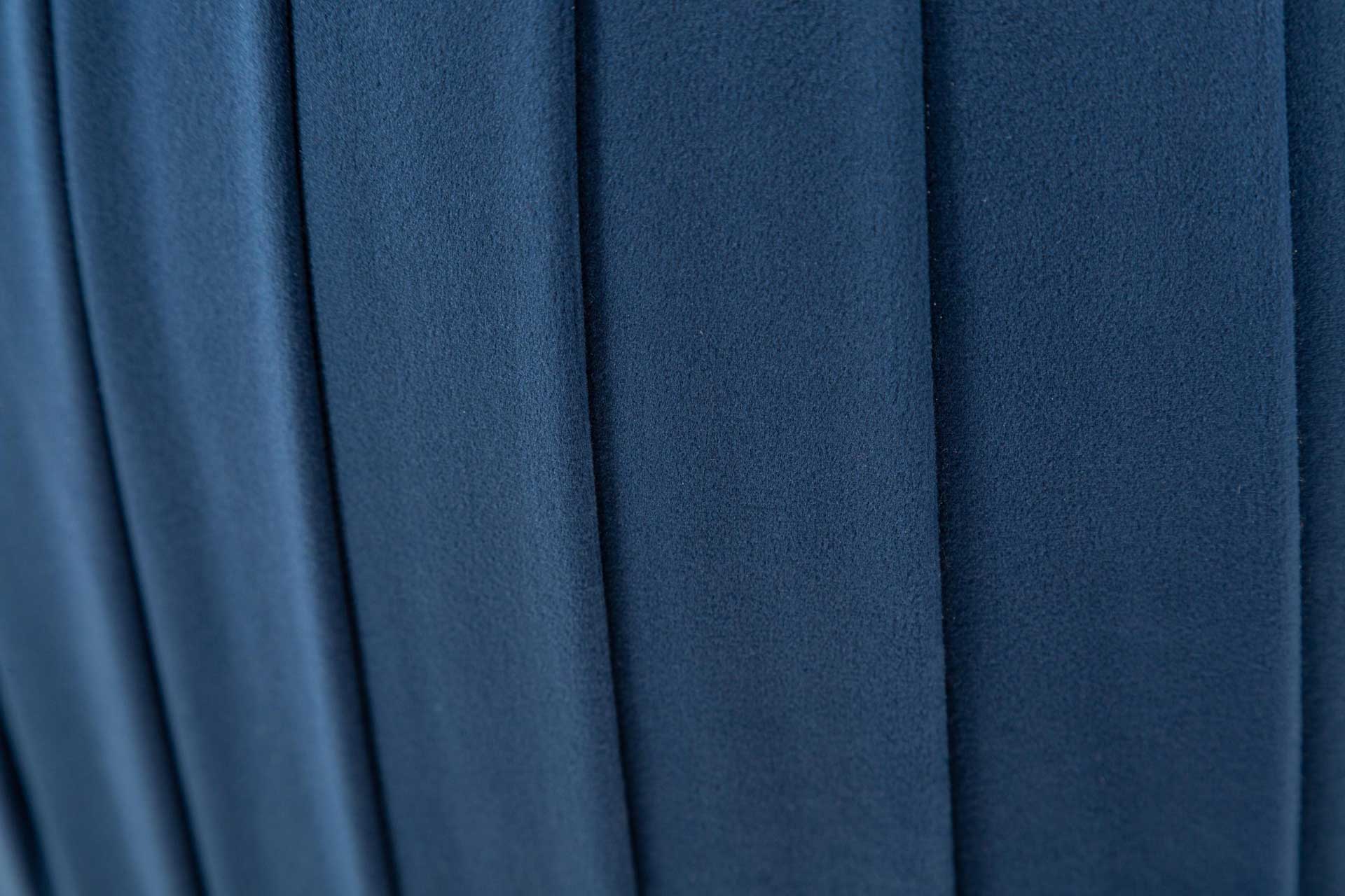 Flower Velvet Storage Ottoman Navy - Image 4