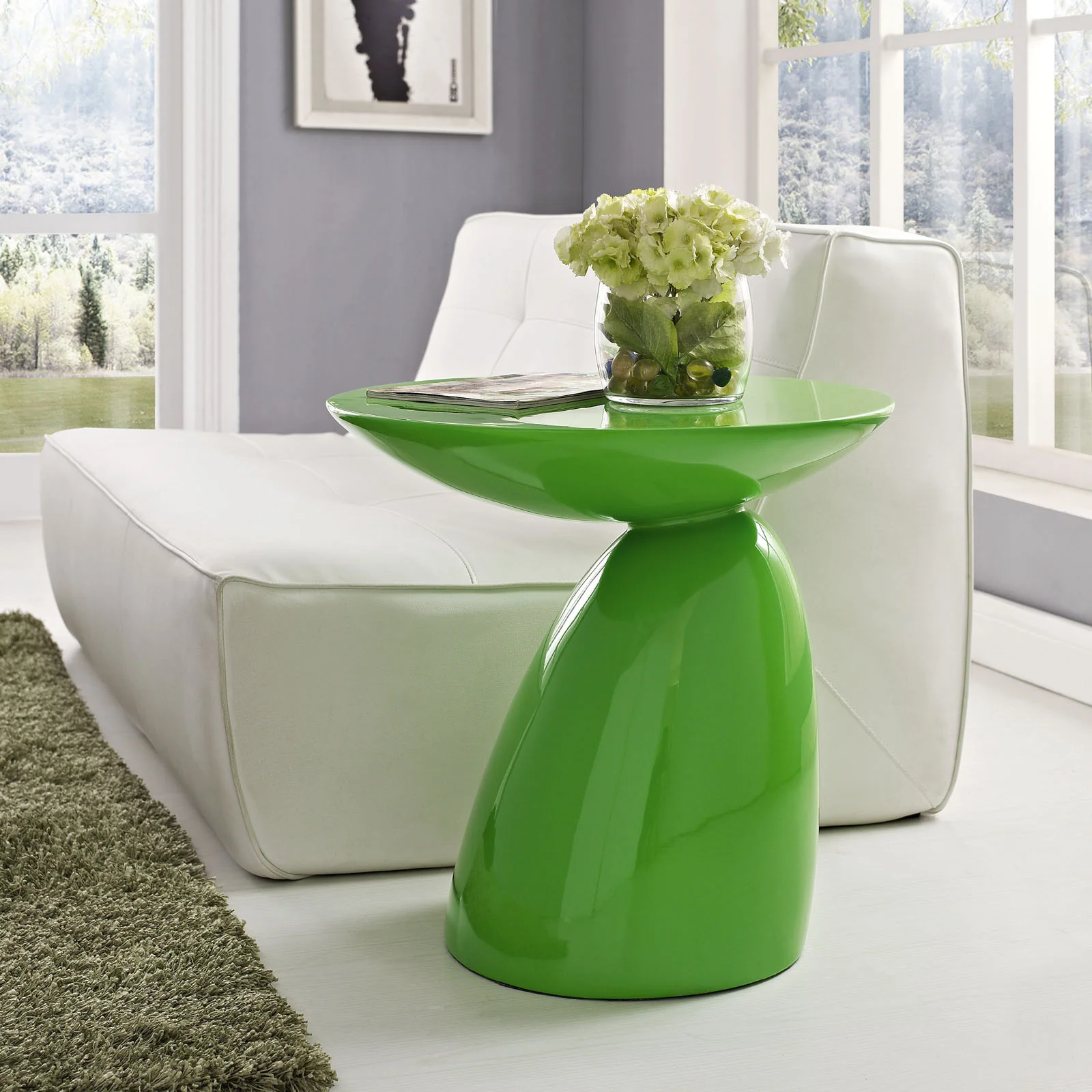 Flux Side Table Green - Image 4