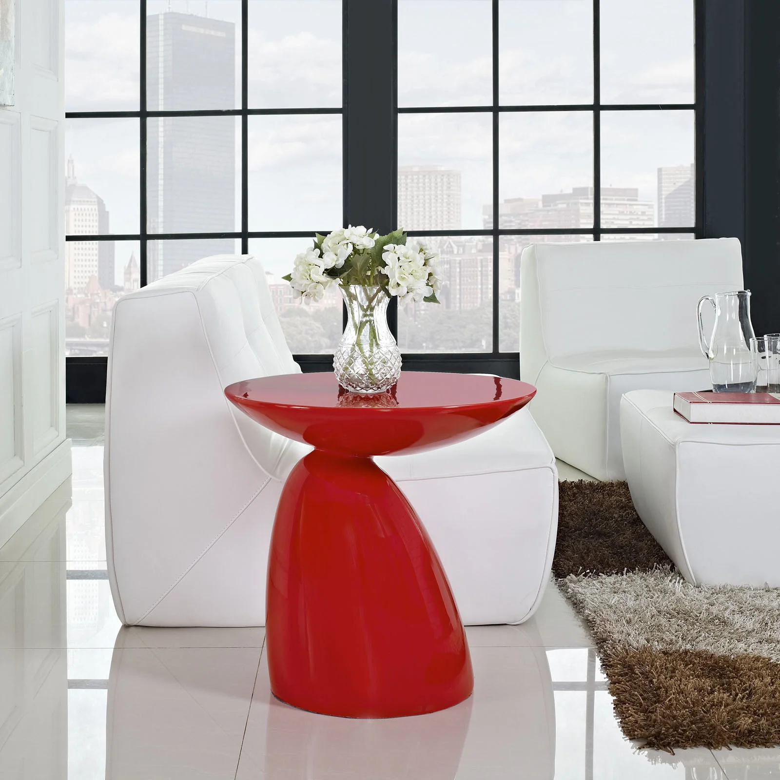 Flux Side Table Red - Image 4