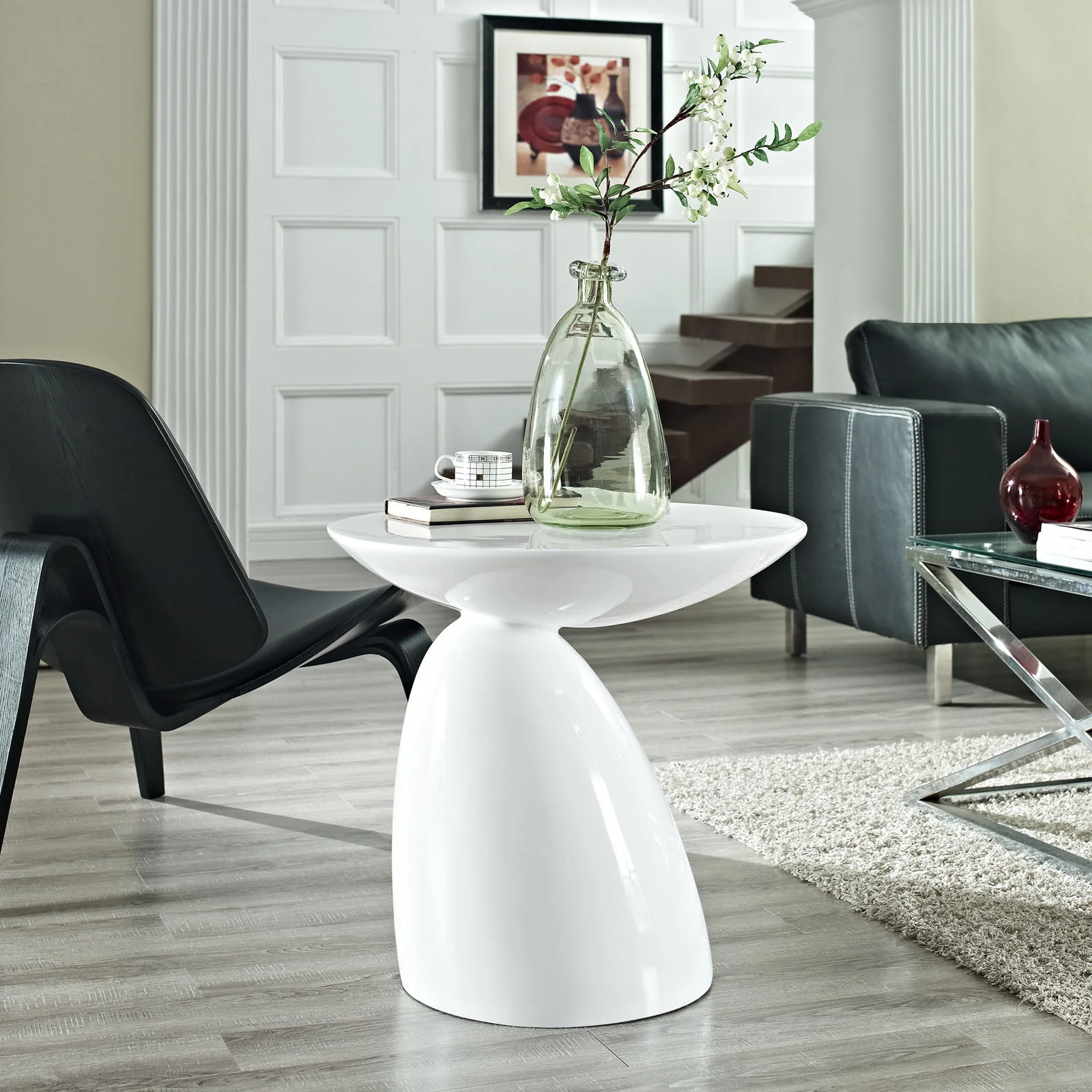 Flux Side Table White - Image 4