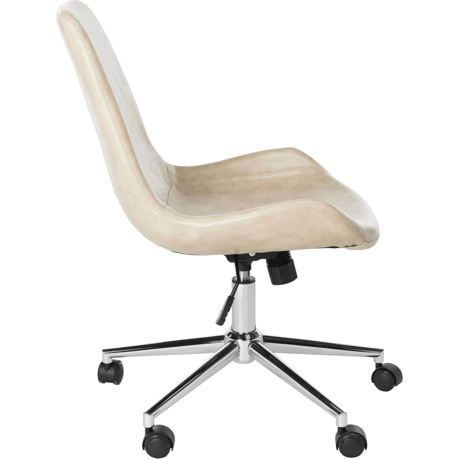 Flynn Swivel Office Chair Beige - Image 2