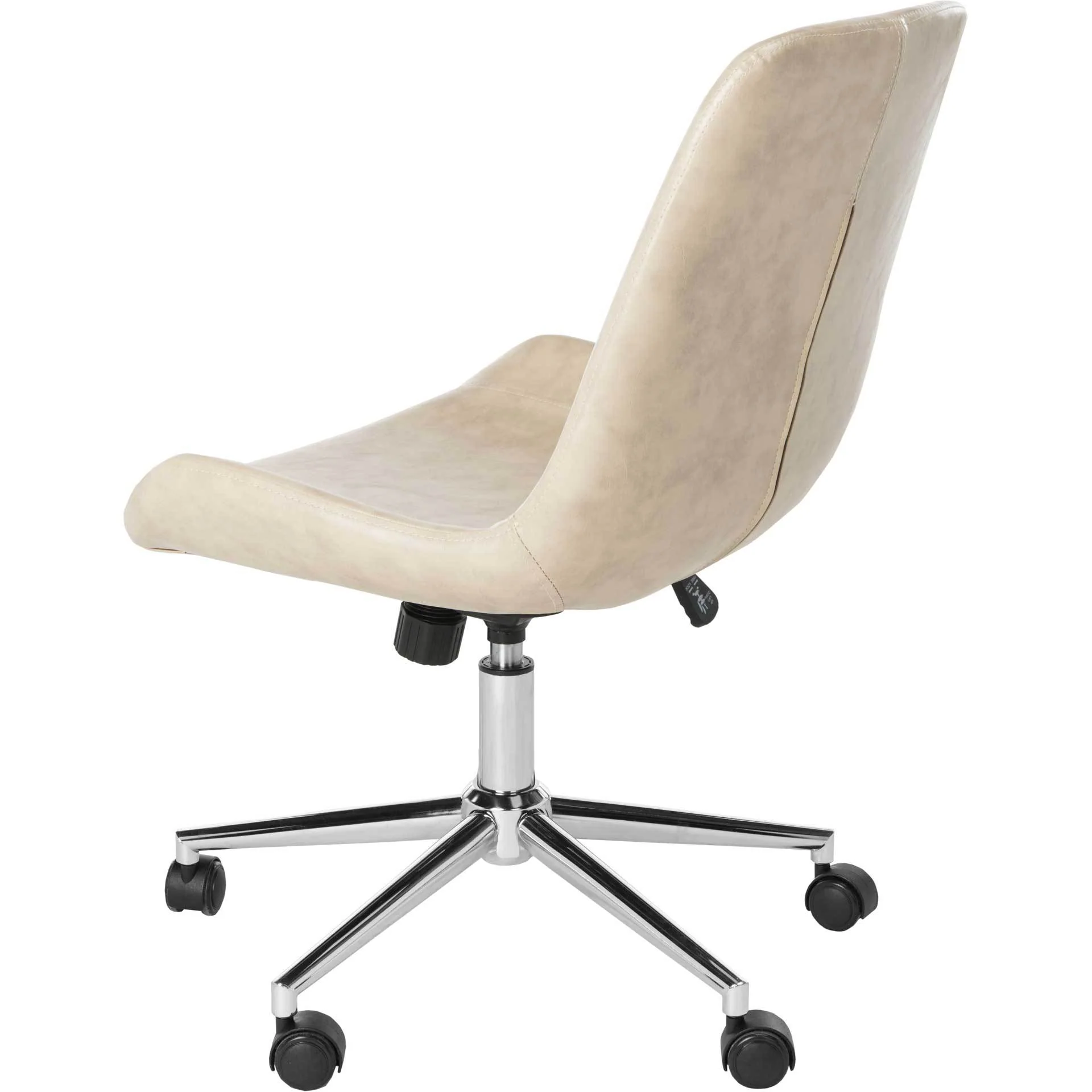 Flynn Swivel Office Chair Beige - Image 4