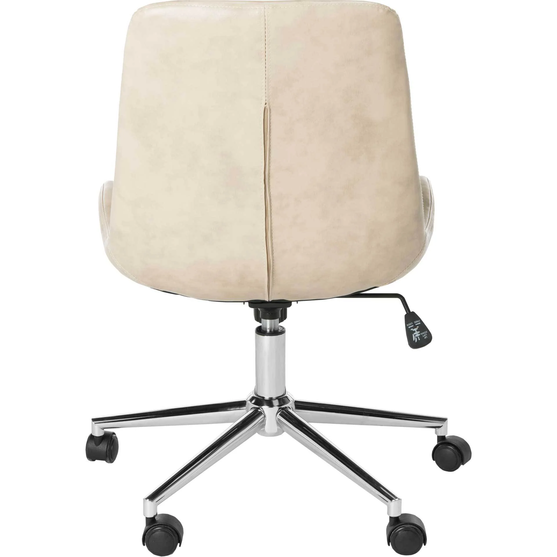 Flynn Swivel Office Chair Beige - Image 5
