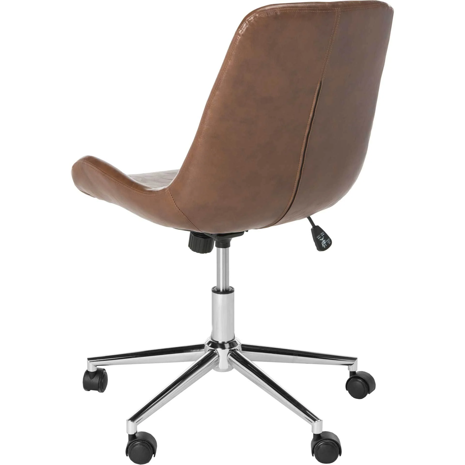 Flynn Swivel Office Chair Brown - Image 4