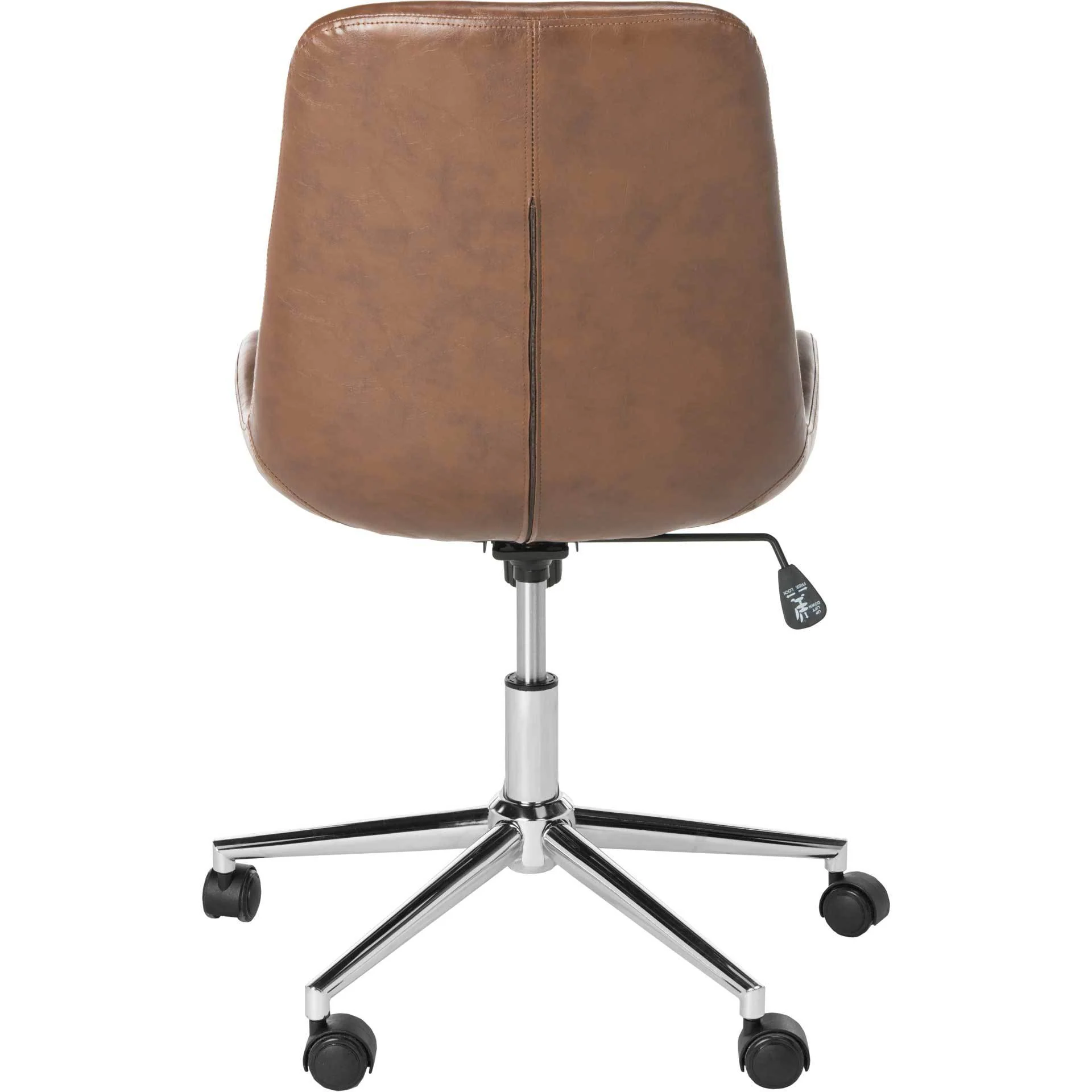 Flynn Swivel Office Chair Brown - Image 5