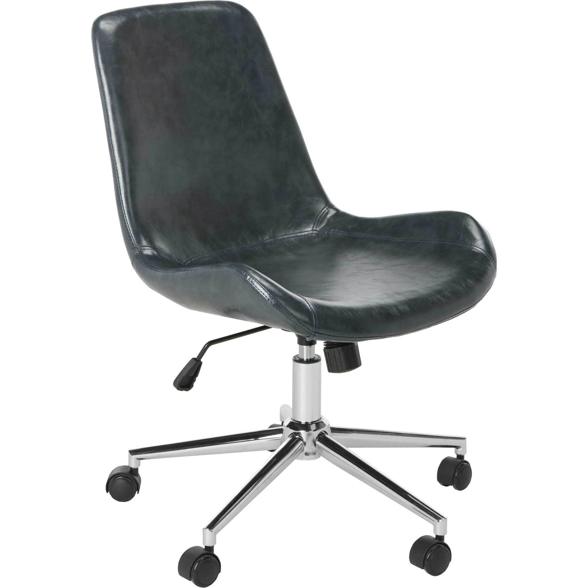 Flynn Swivel Office Chair Dark Gray - Image 3