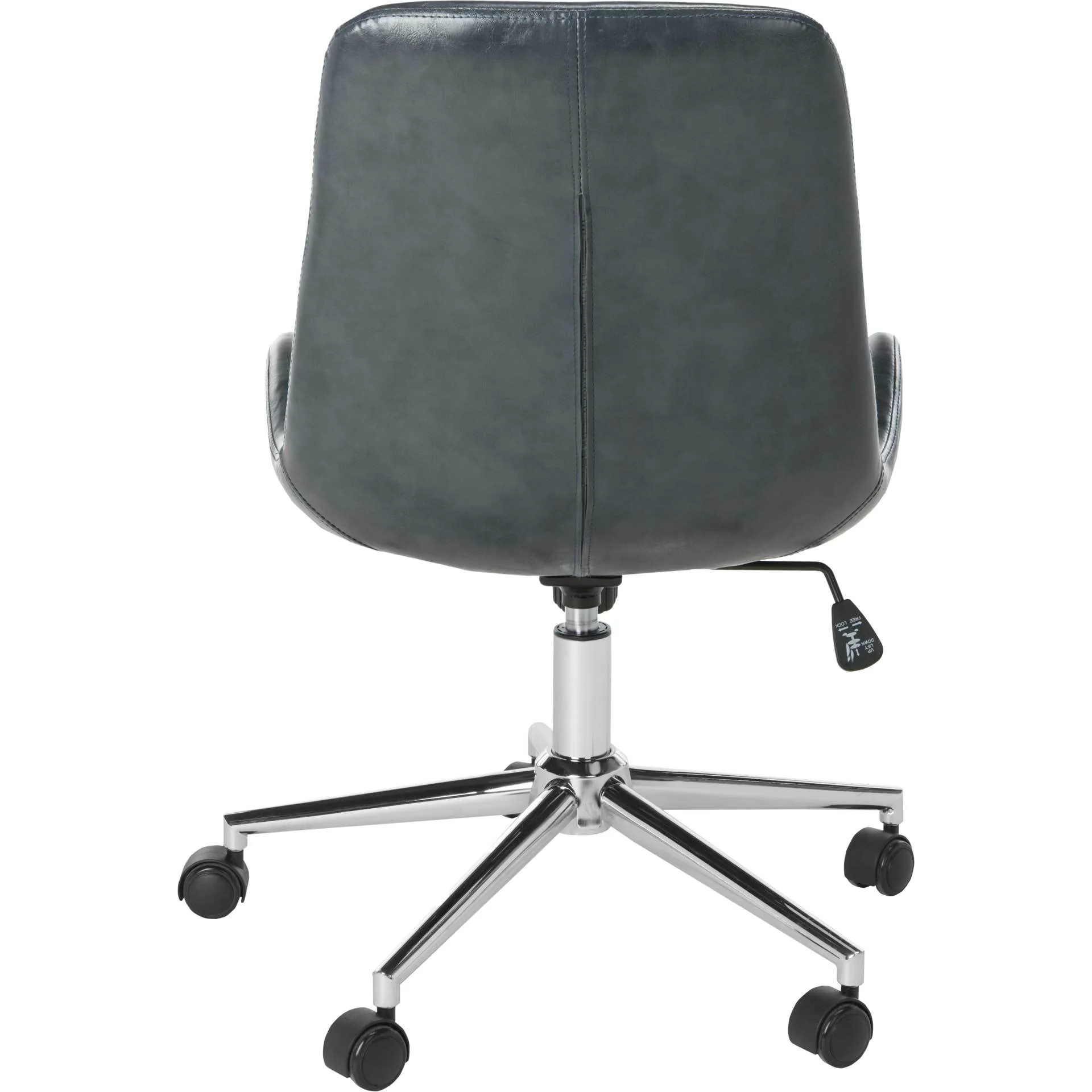Flynn Swivel Office Chair Dark Gray - Image 4