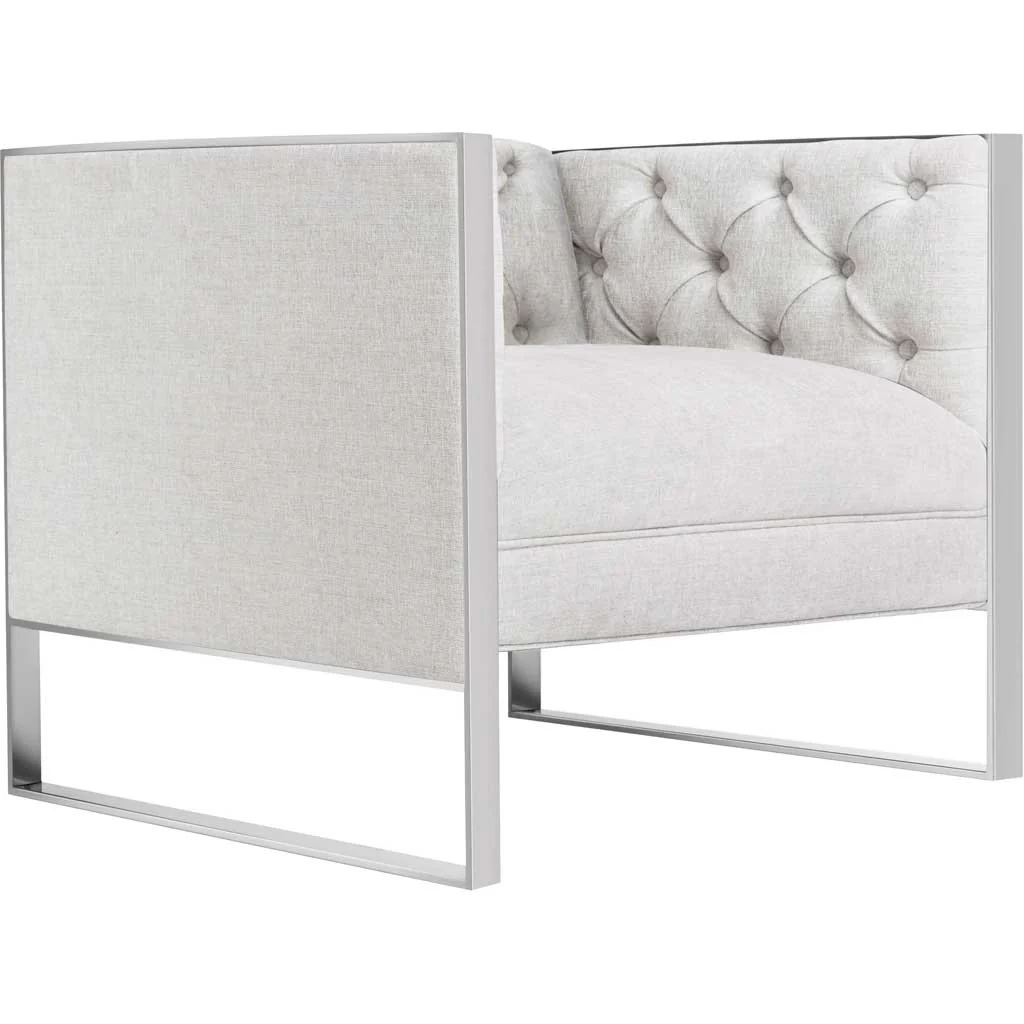 Fontaine Light Gray Chair - Image 2