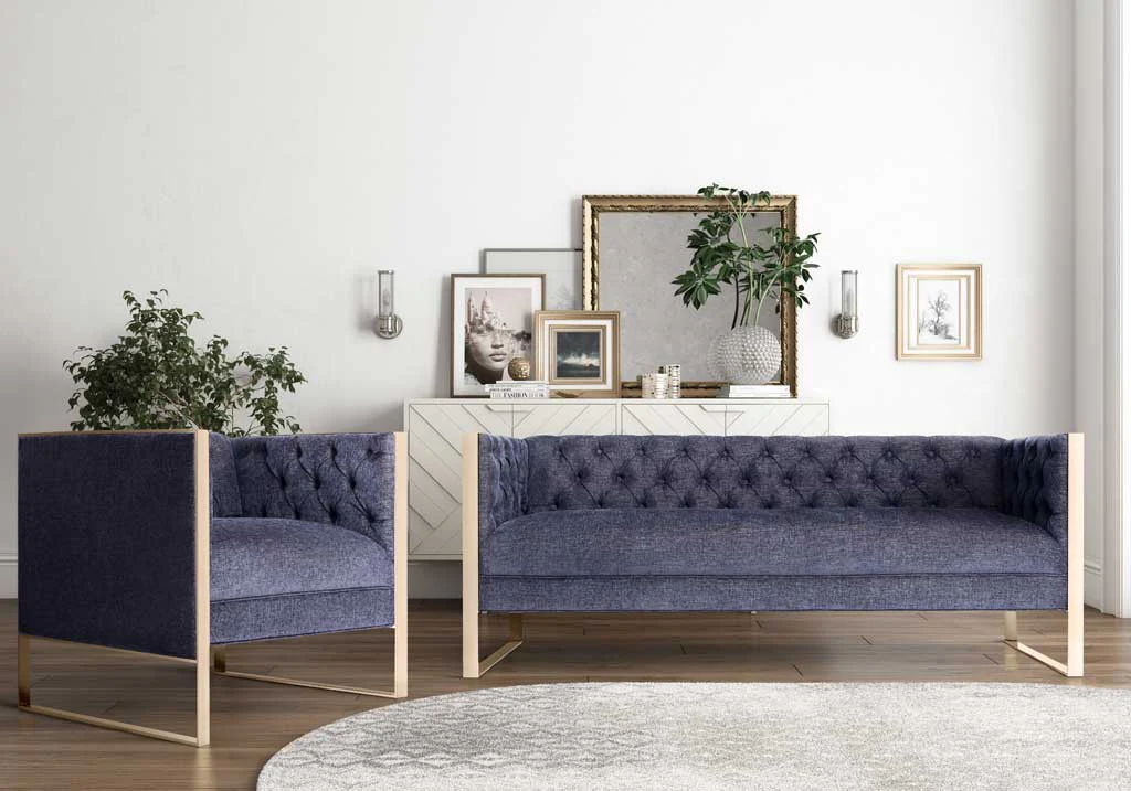 Fontaine Navy Chair - Image 5