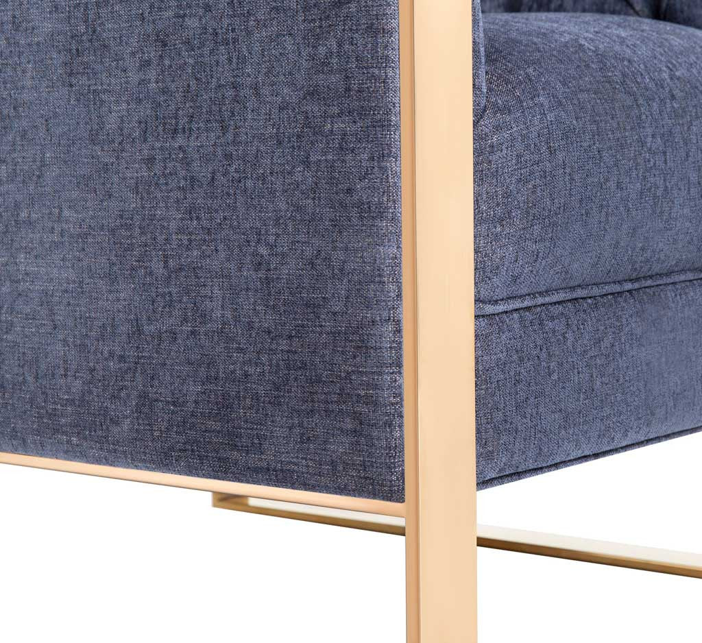 Fontaine Navy Sofa - Image 3