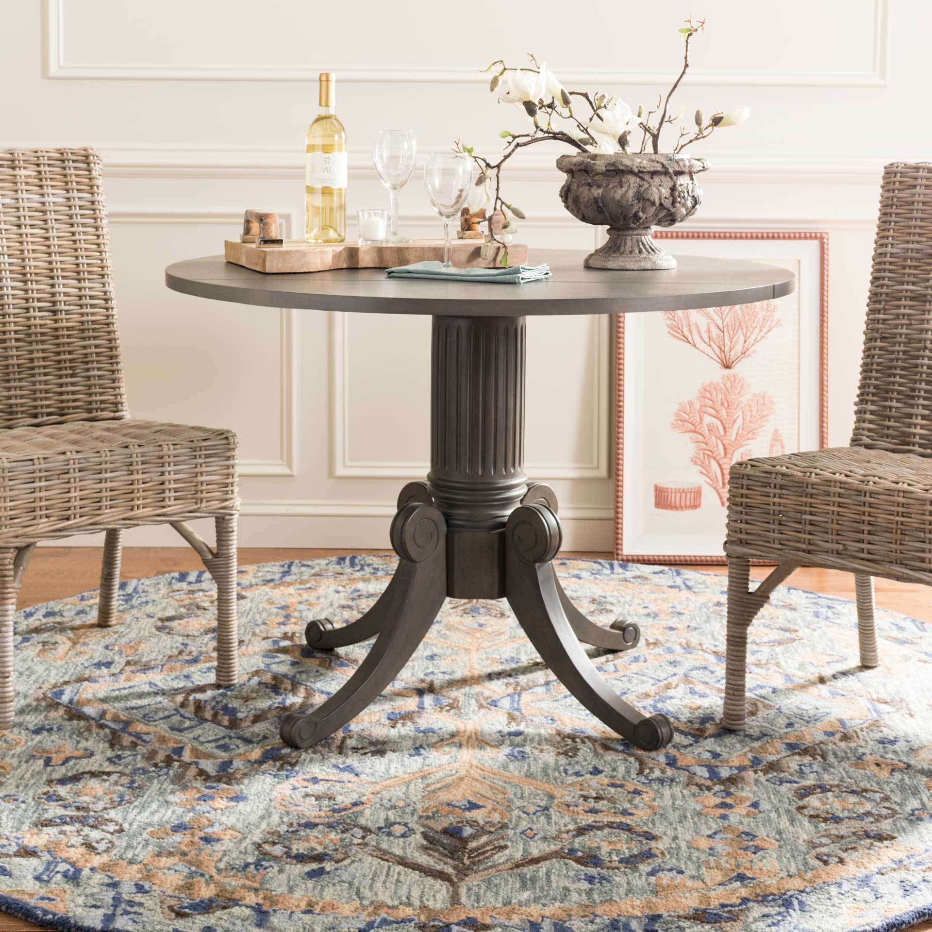 Ford Drop Leaf Dining Table Gray Wash - Image 3