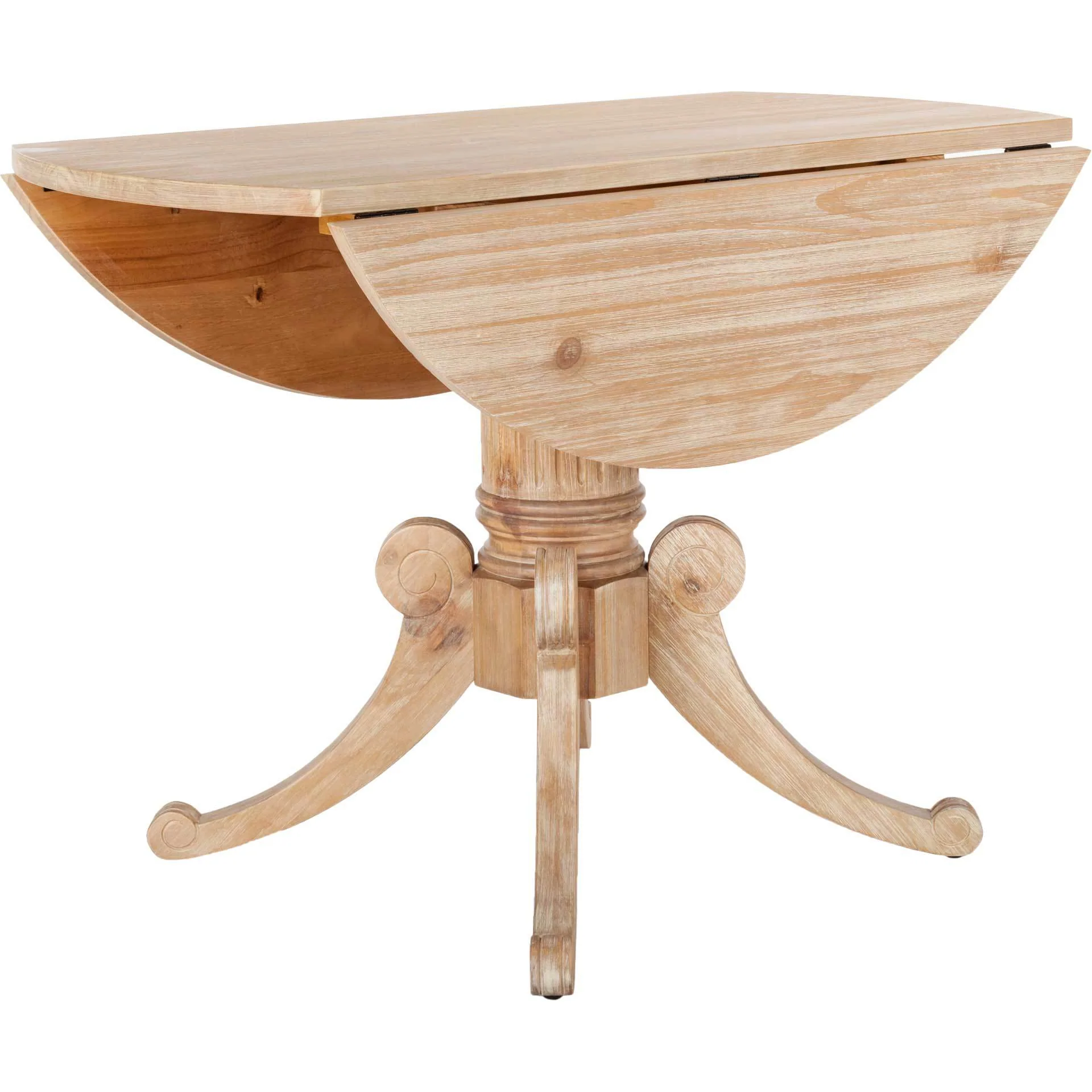 Ford Drop Leaf Dining Table Rustic Natural - Image 2