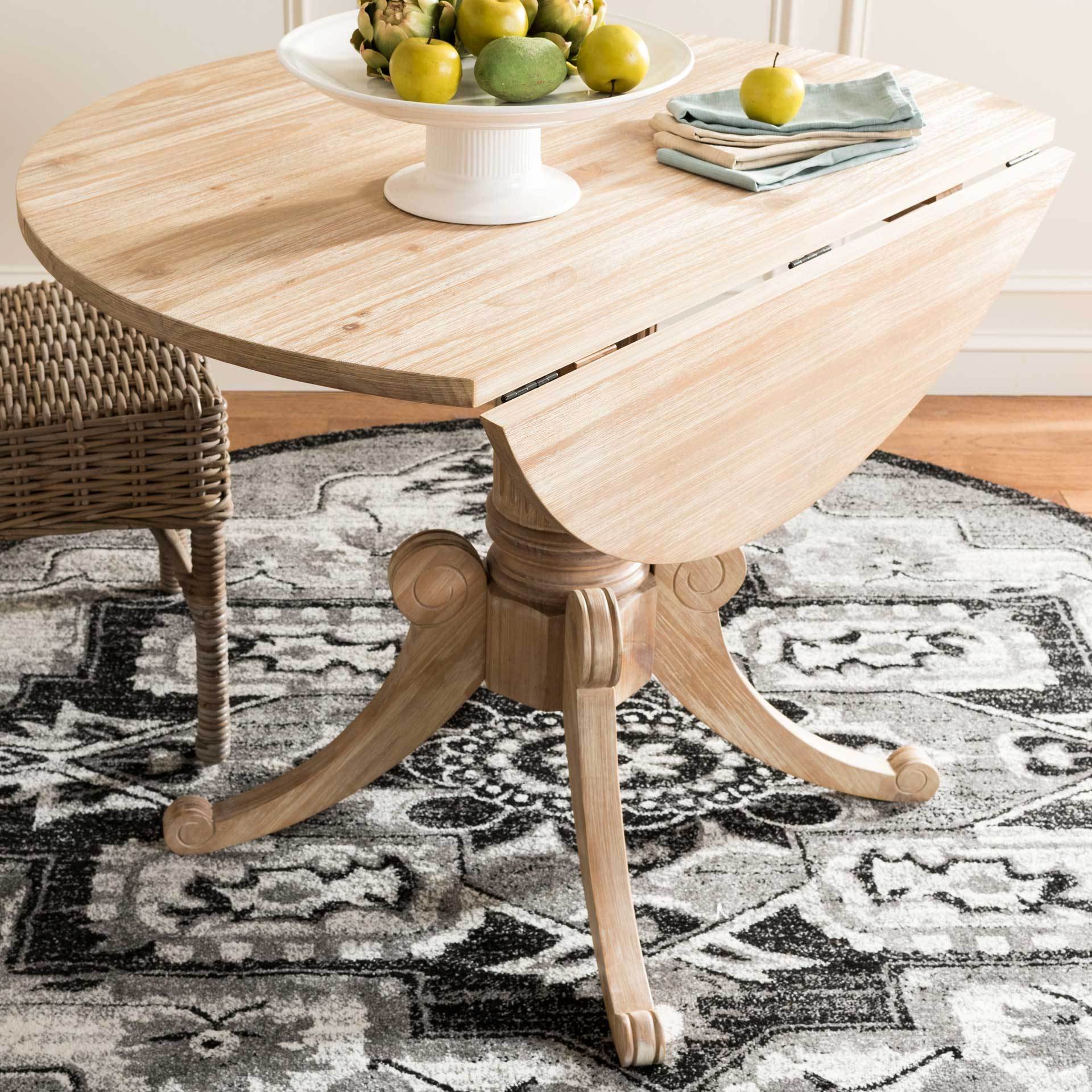 Ford Drop Leaf Dining Table Rustic Natural - Image 4