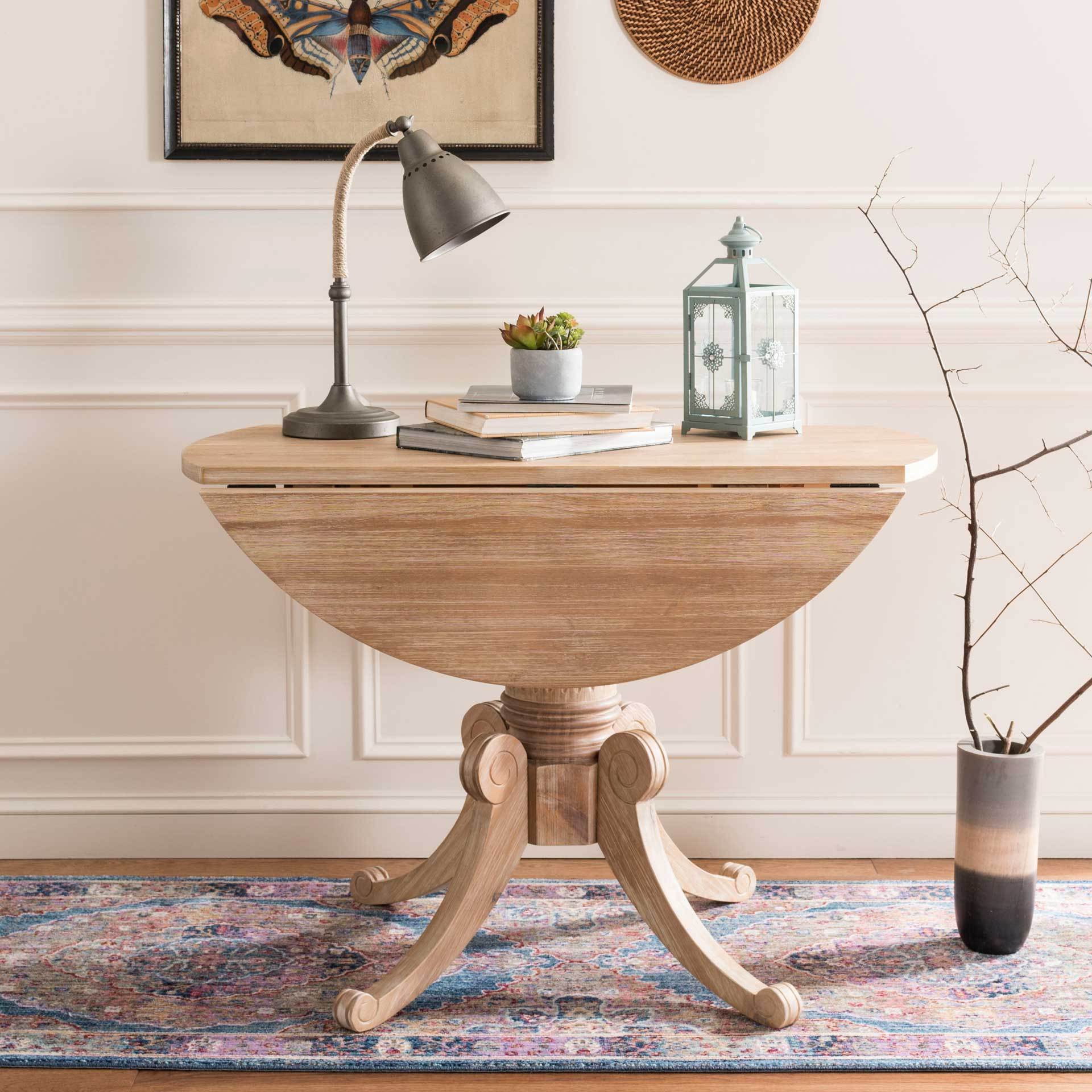 Ford Drop Leaf Dining Table Rustic Natural - Image 5