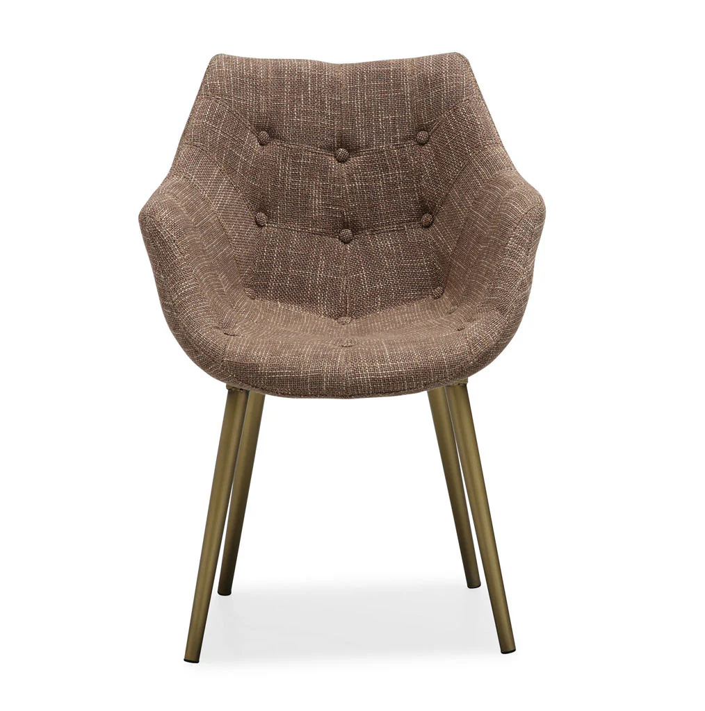 Forkland Brown Tweed Chair - Image 2