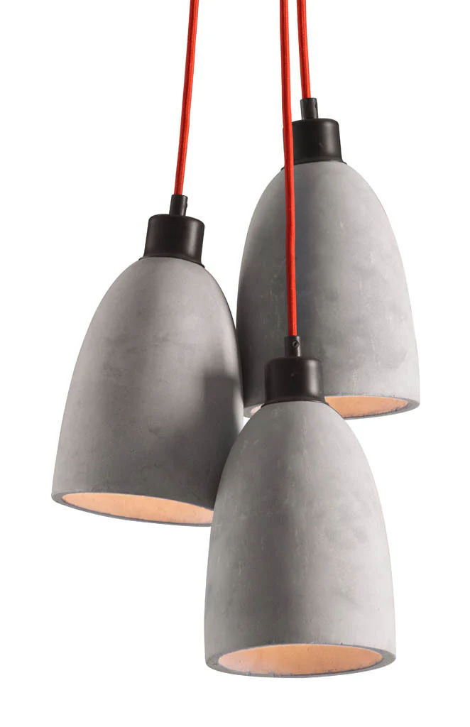 Form Ceiling Lamp Concrete Gray - Image 3
