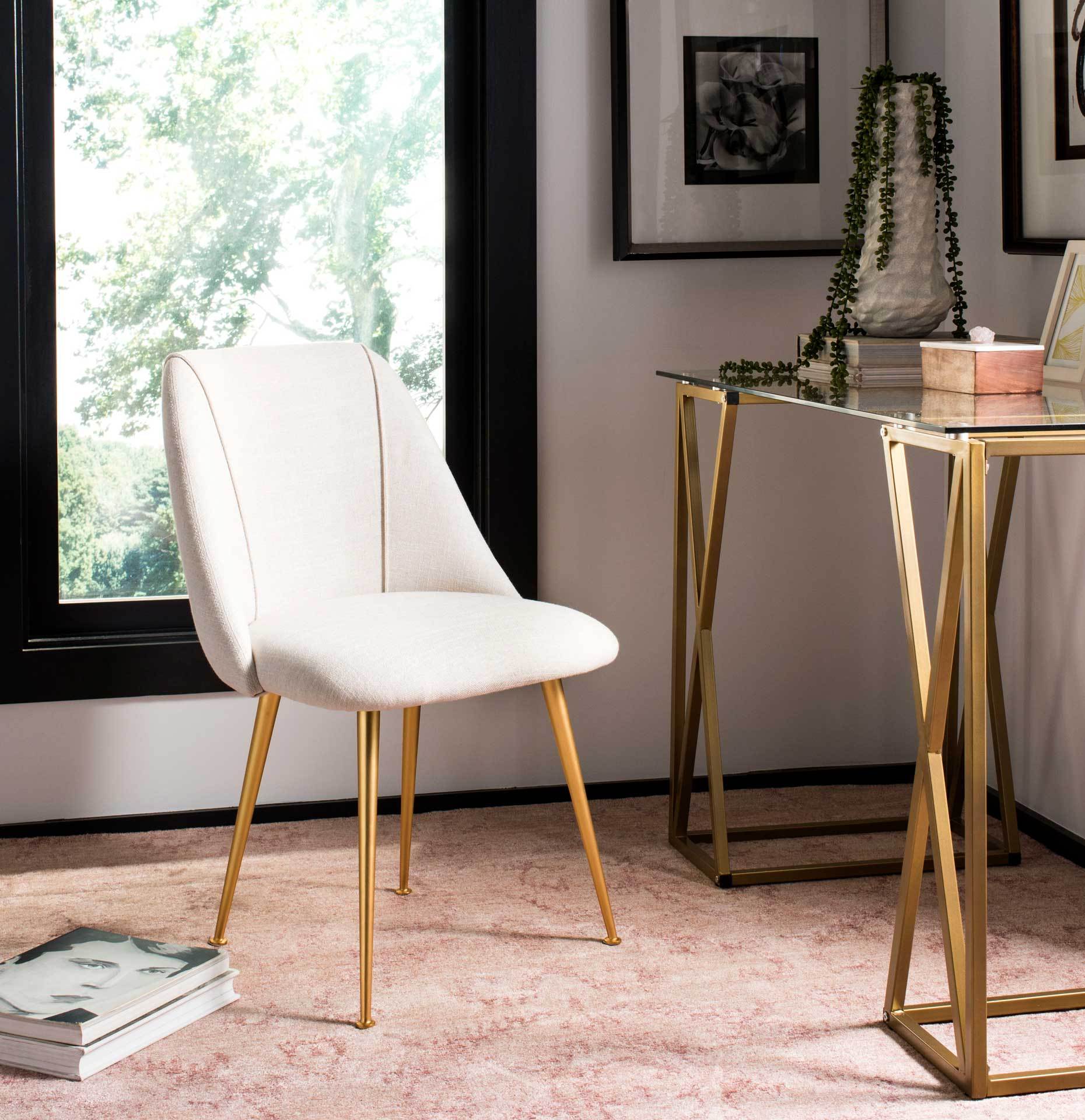 Forrest Side Chair Creme/Gold - Image 8