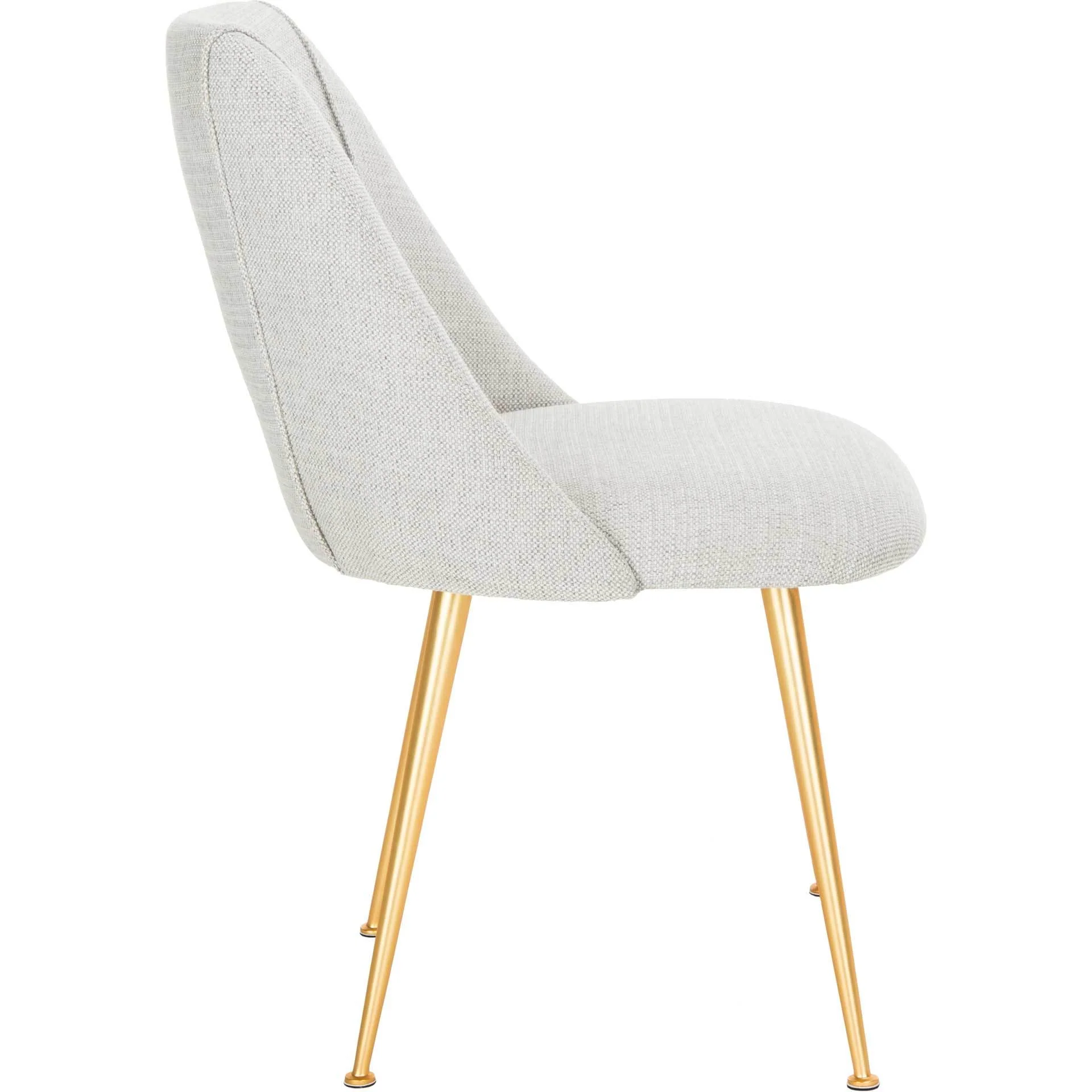 Forrest Side Chair Light Gray/Gold - Image 3