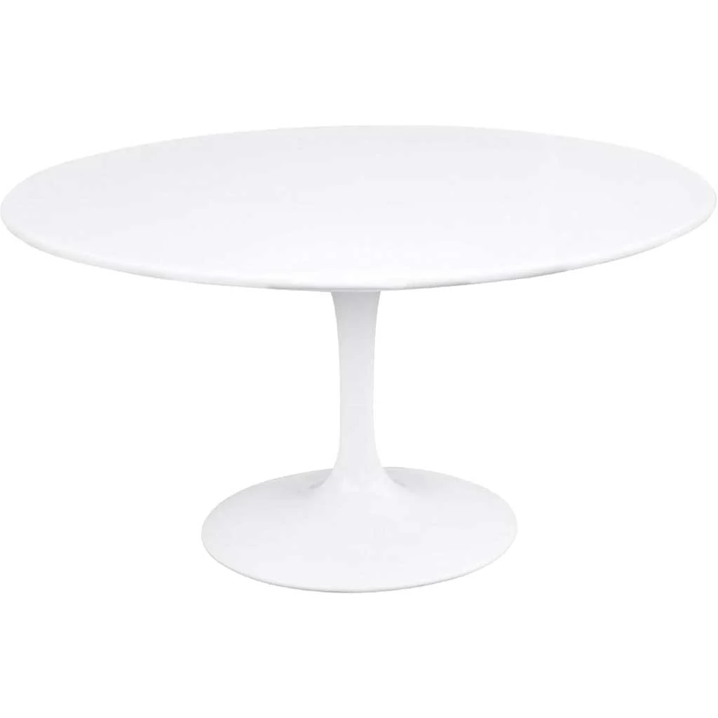 Forum 60" Fiberglass Dining Table White - Image 2