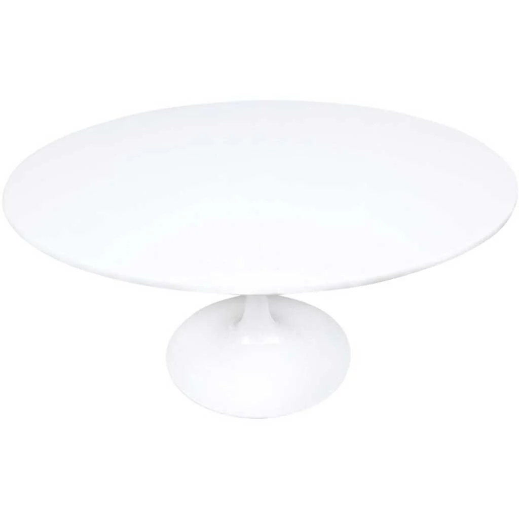Forum 60" Fiberglass Dining Table White - Image 3