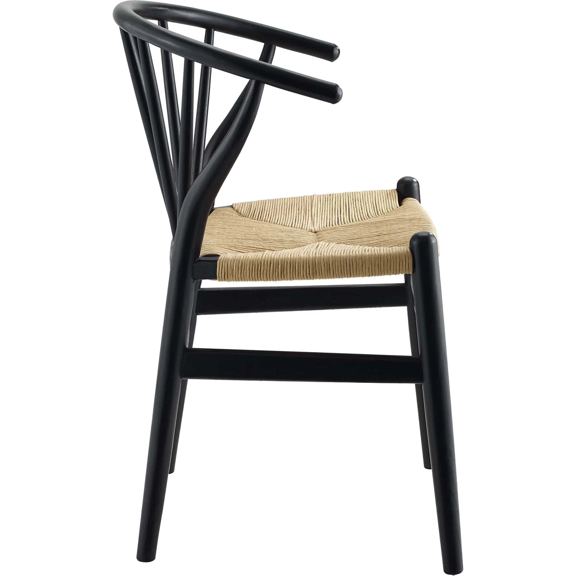 Foster Spindle Wood Side Chair Black - Image 2