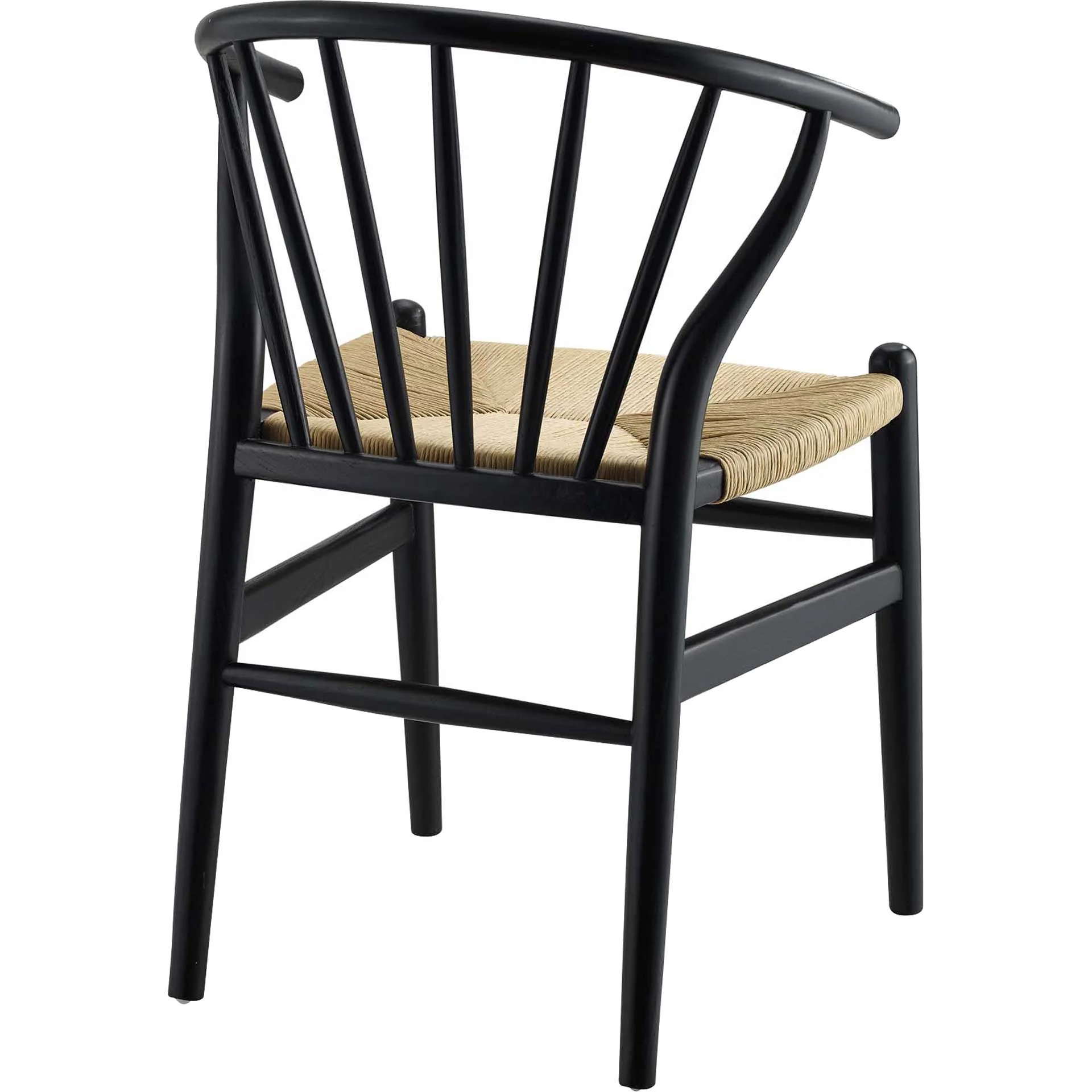 Foster Spindle Wood Side Chair Black - Image 3