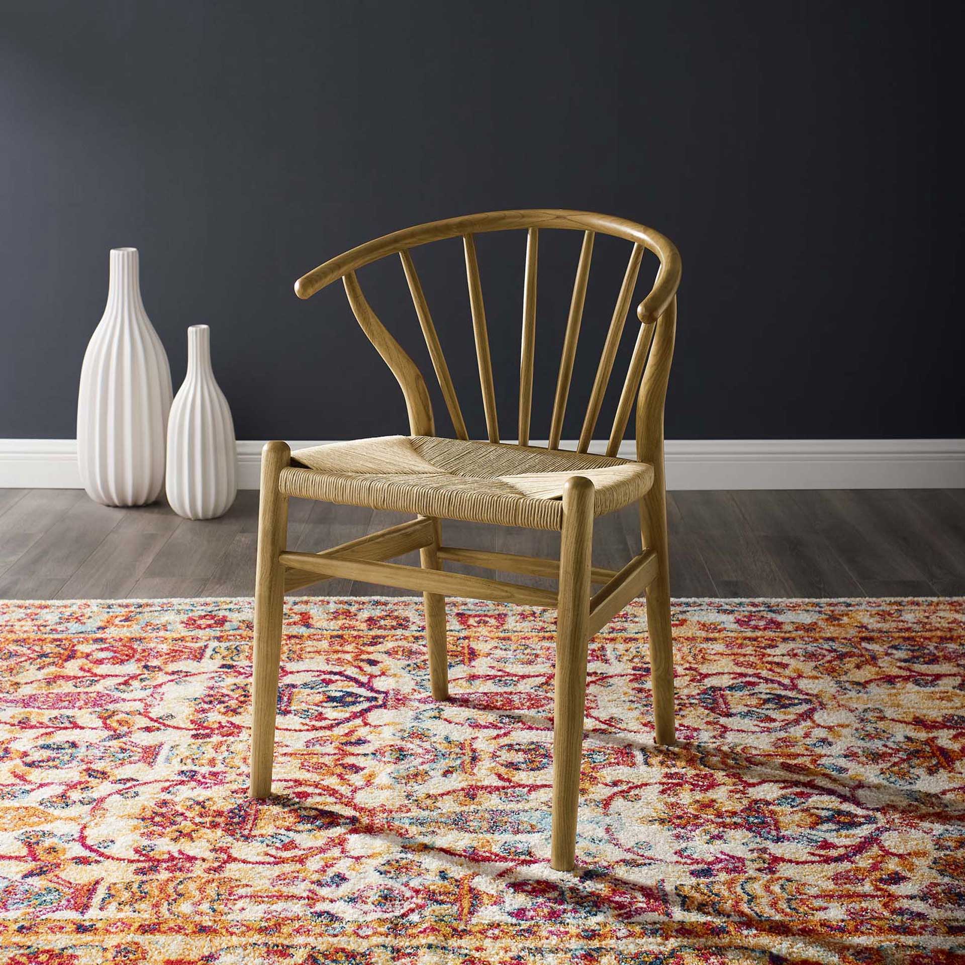 Foster Spindle Wood Side Chair Natural - Image 5