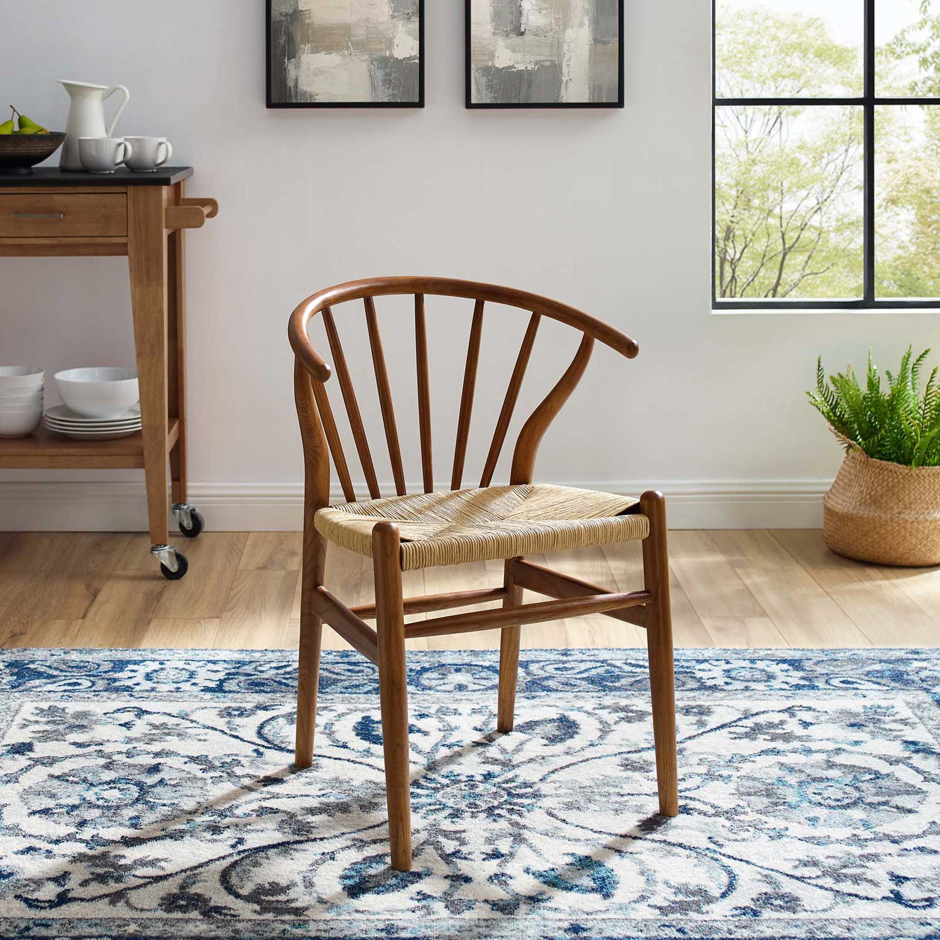 Foster Spindle Wood Side Chair Walnut - Image 5