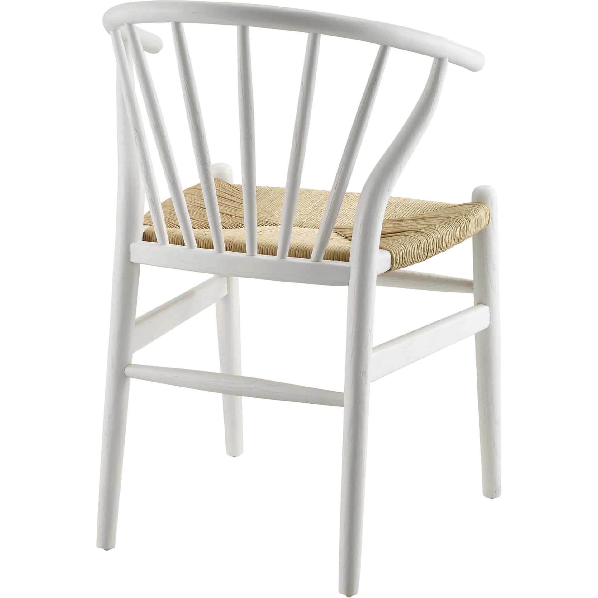 Foster Spindle Wood Side Chair White - Image 3