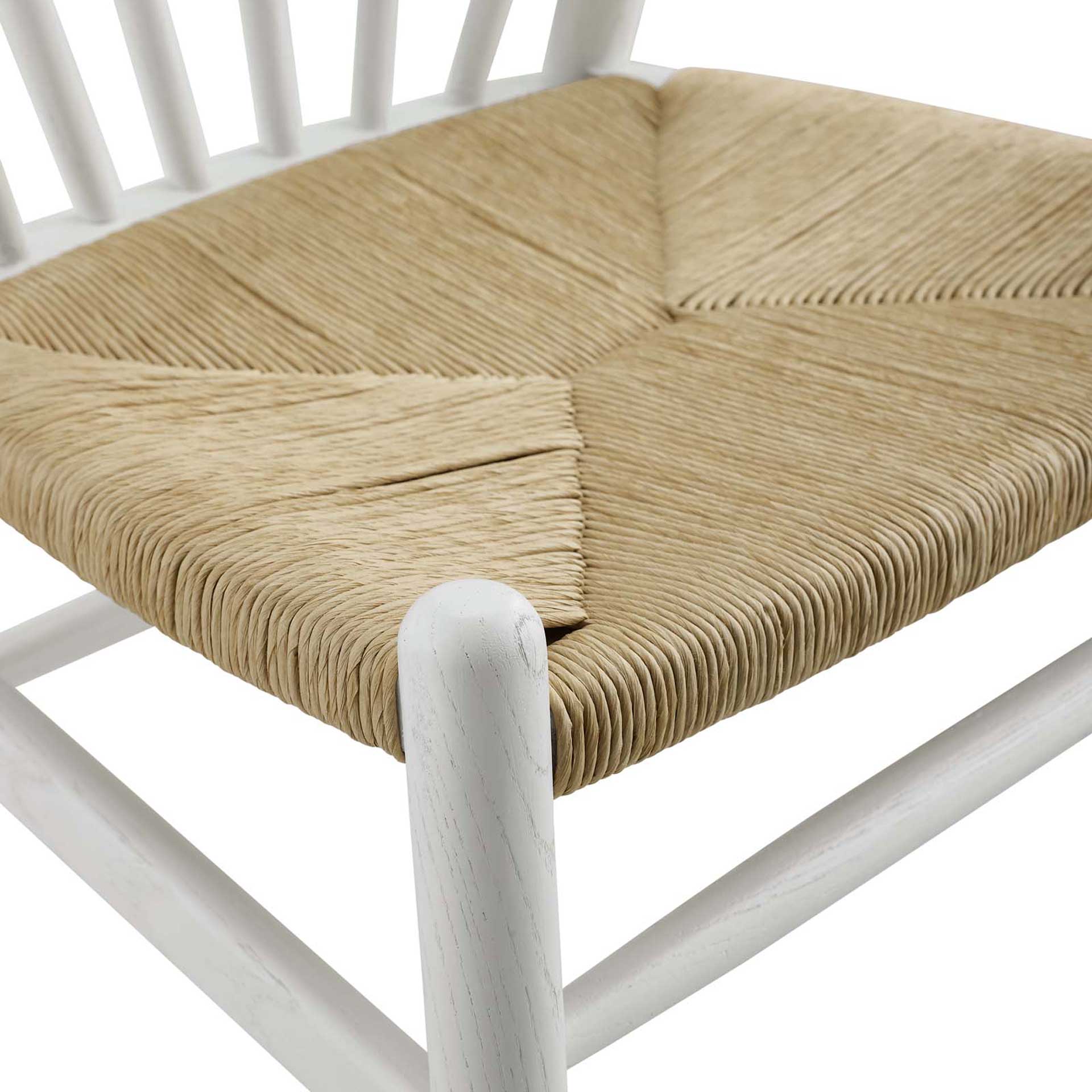 Foster Spindle Wood Side Chair White - Image 4
