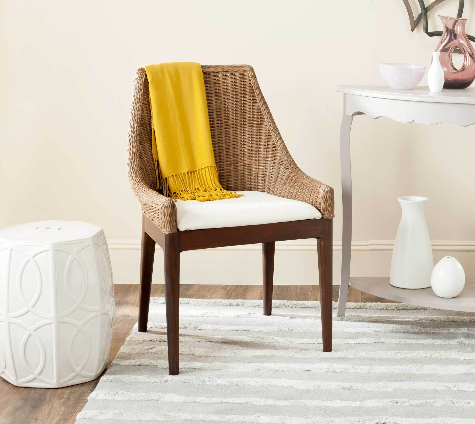 Fradel Rattan Sloping Chair - Image 4