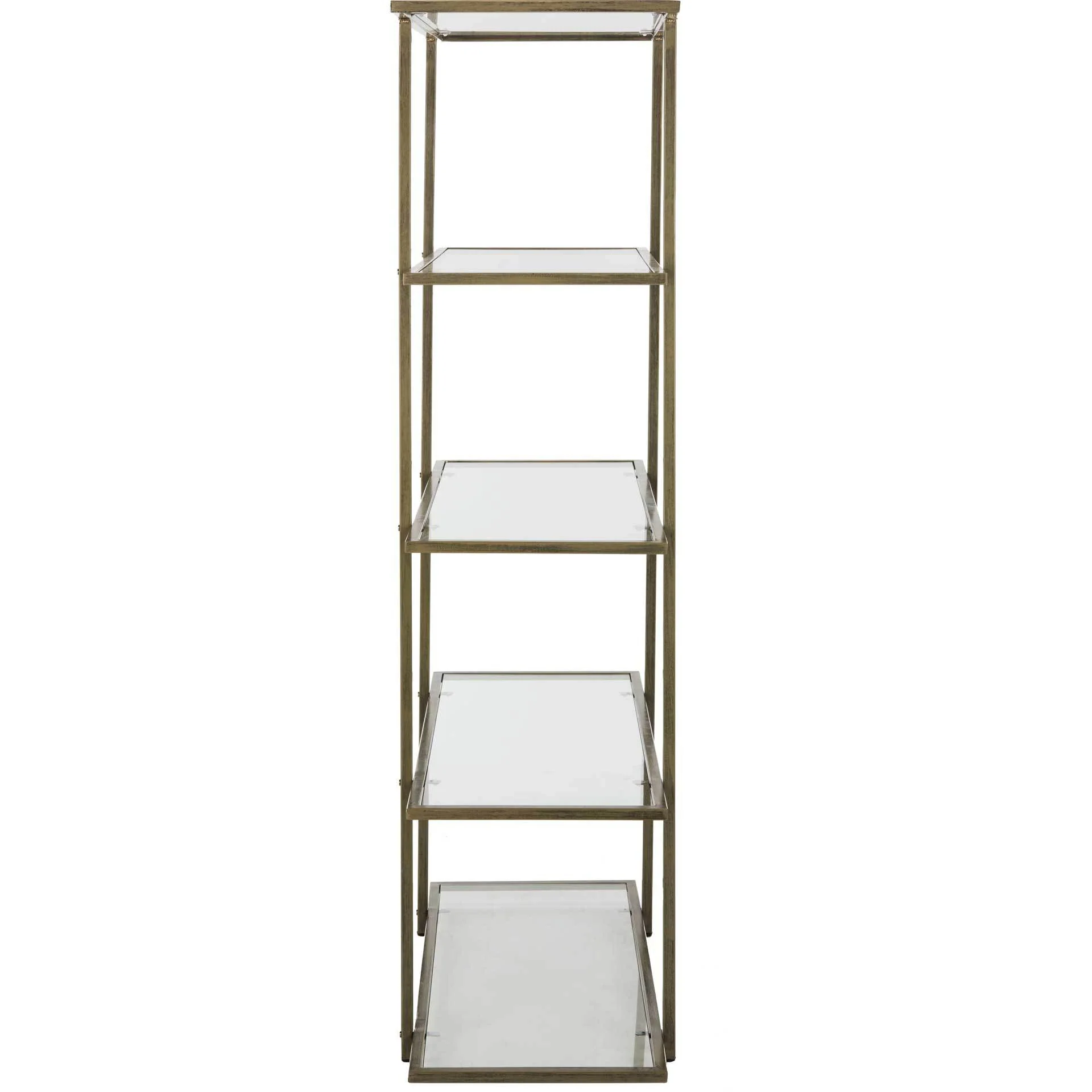 Franco 5 Tier Etagere French Silver/Clear - Image 3