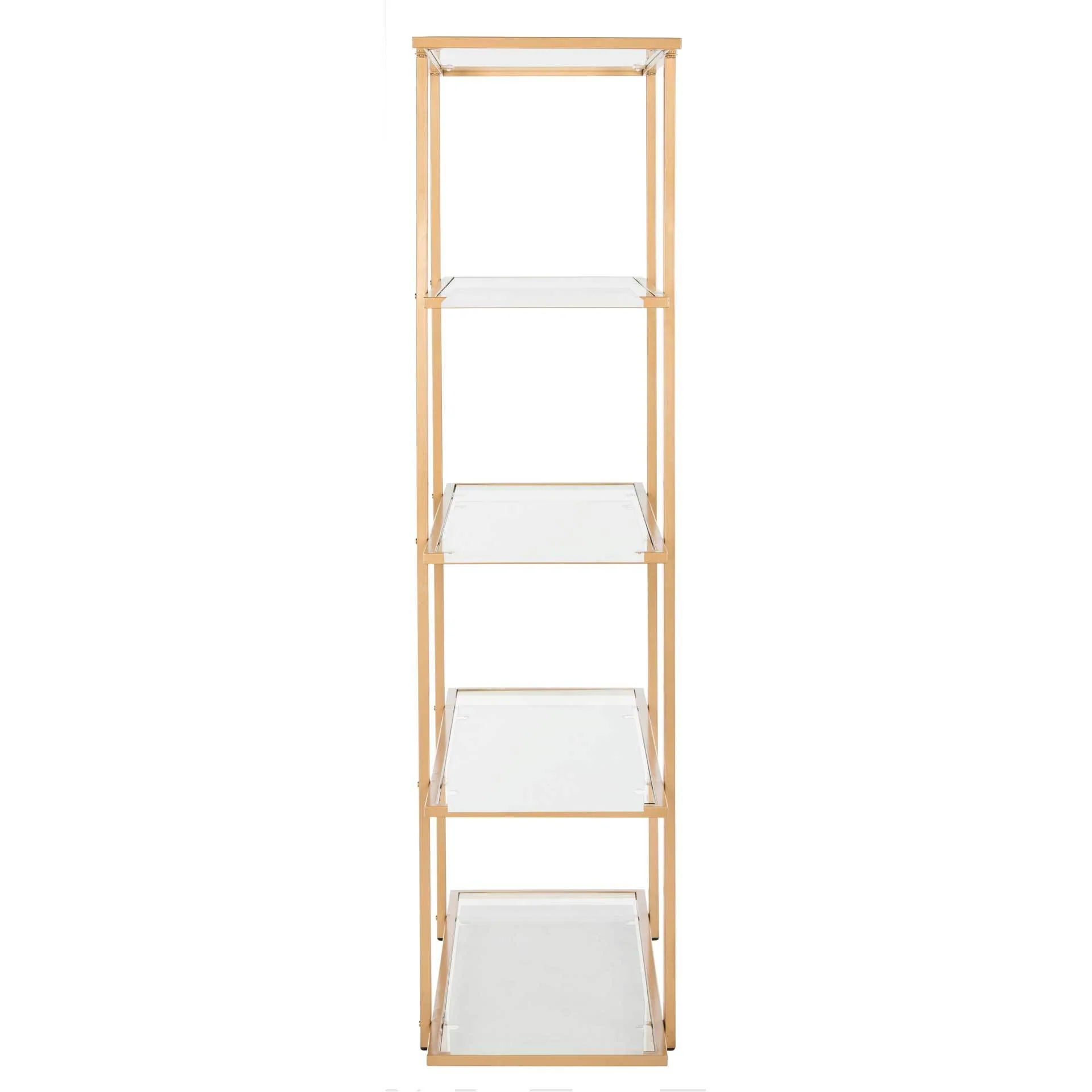Franco 5 Tier Etagere Gold/Clear - Image 3