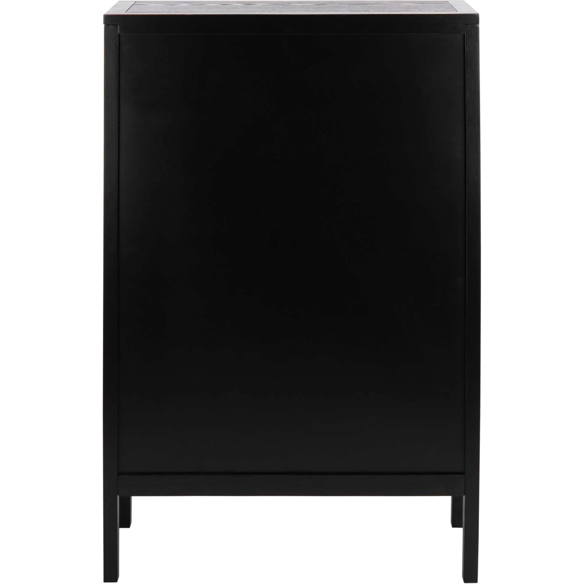 Franklin 3 Shelf Wood Back Etagere Black/Light Natural - Image 3