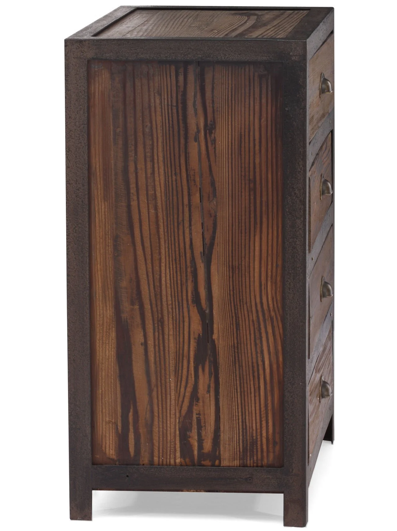 Franklin 4 Drawer Cabinet Distressed Natural - Image 2