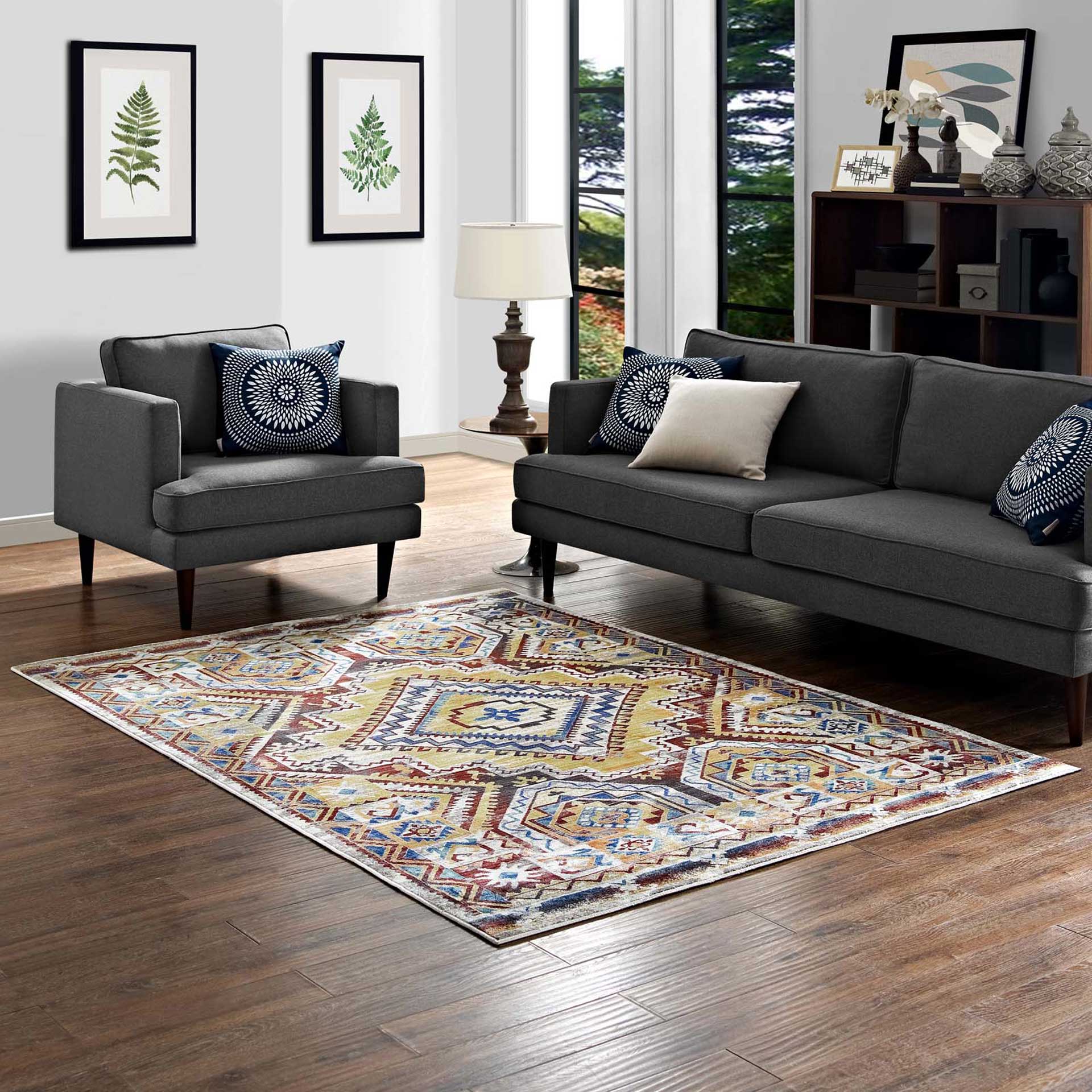 Franklin Area Rug Multicolored - Image 8