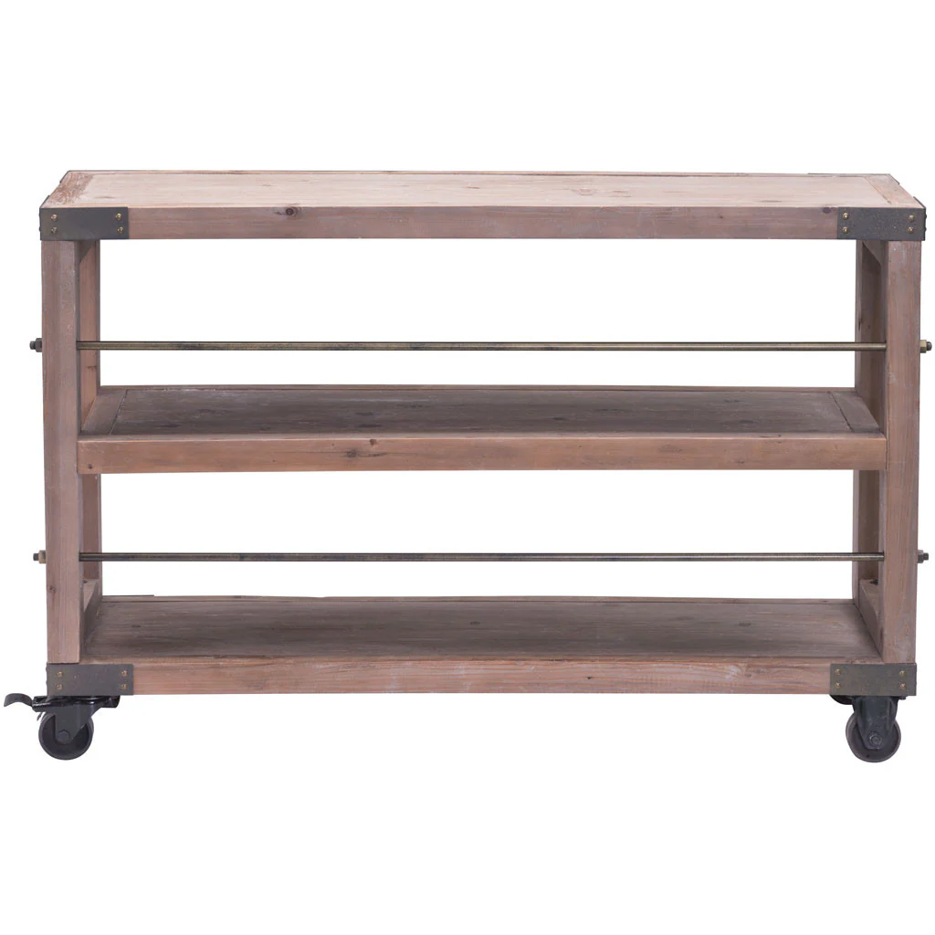 Franklin Shelf Distressed Natural - Image 4