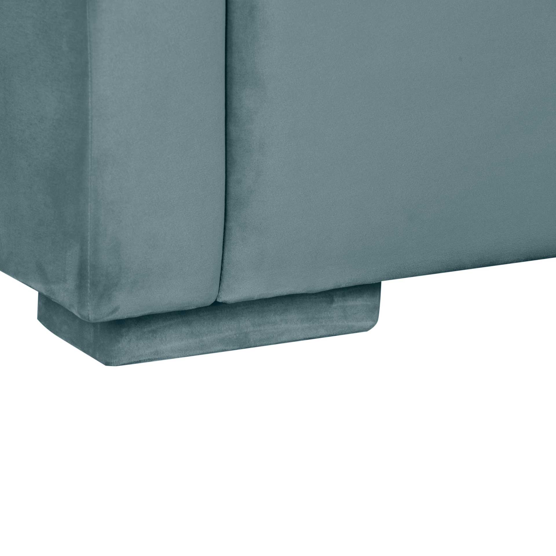 Franklin Velvet Sofa Bluestone - Image 6