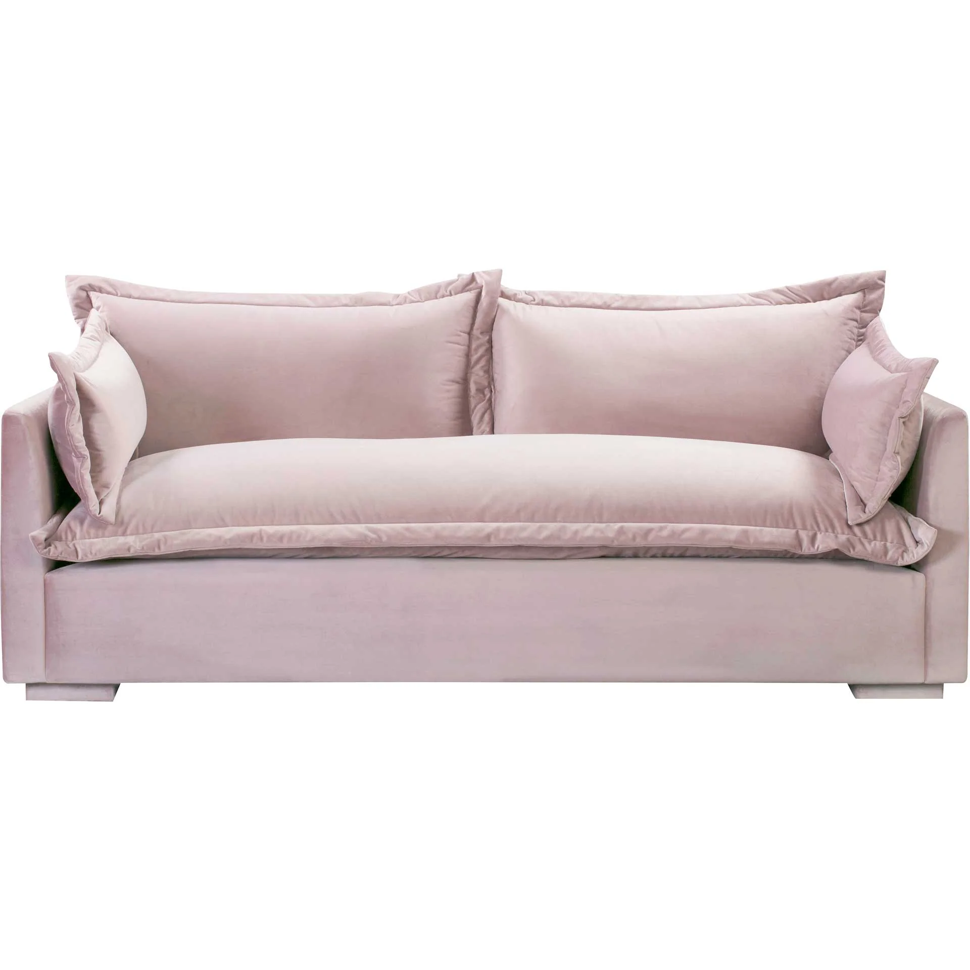 Franklin Velvet Sofa Mauve - Image 2